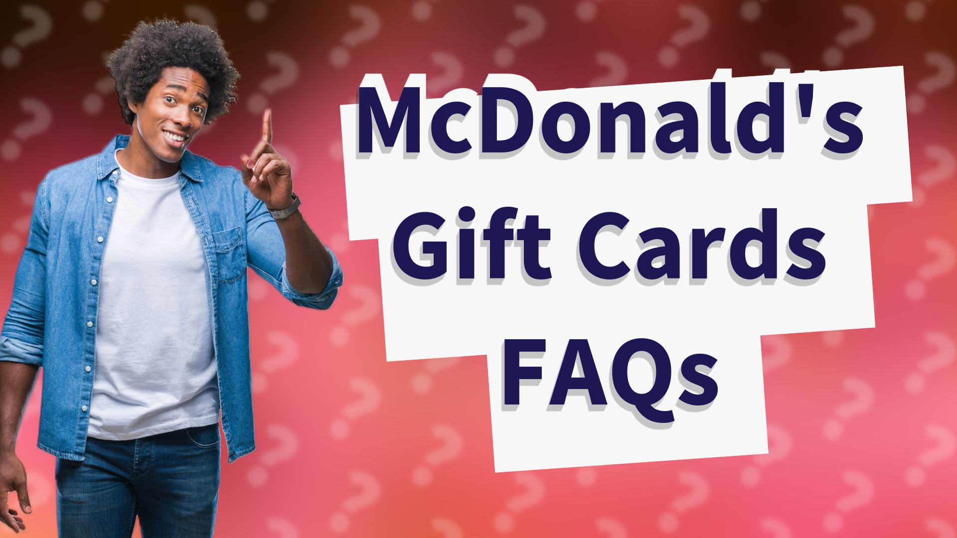McDonald's Gift Cards FAQs