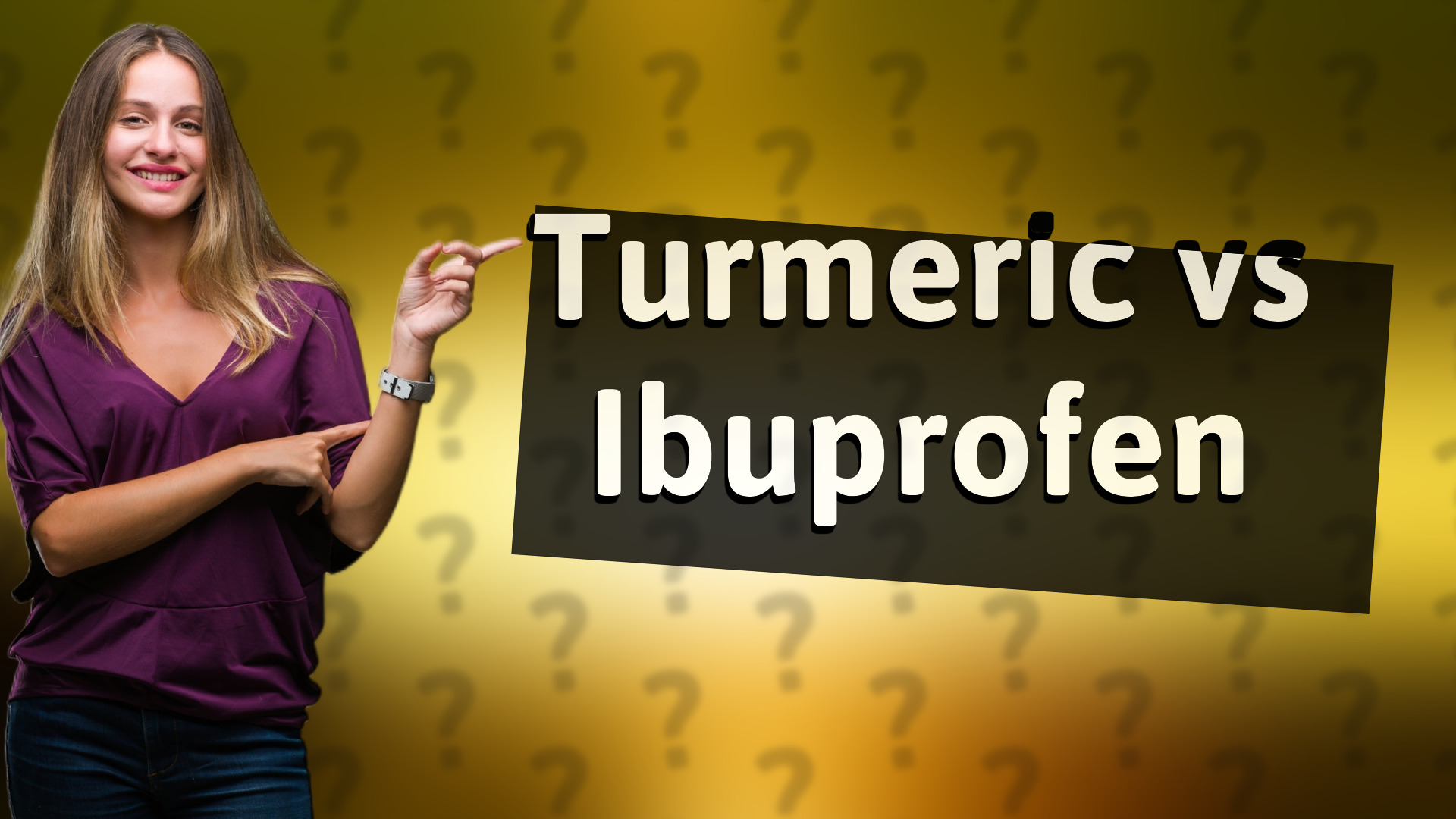 Turmeric vs Ibuprofen