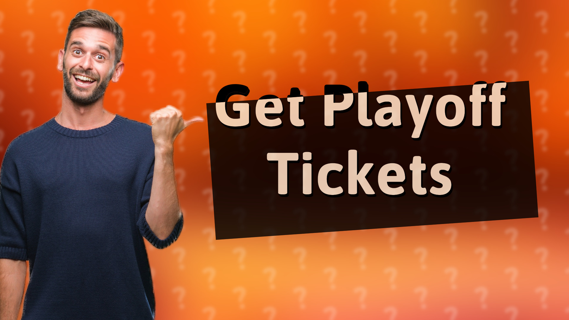 Get Playoff Tickets