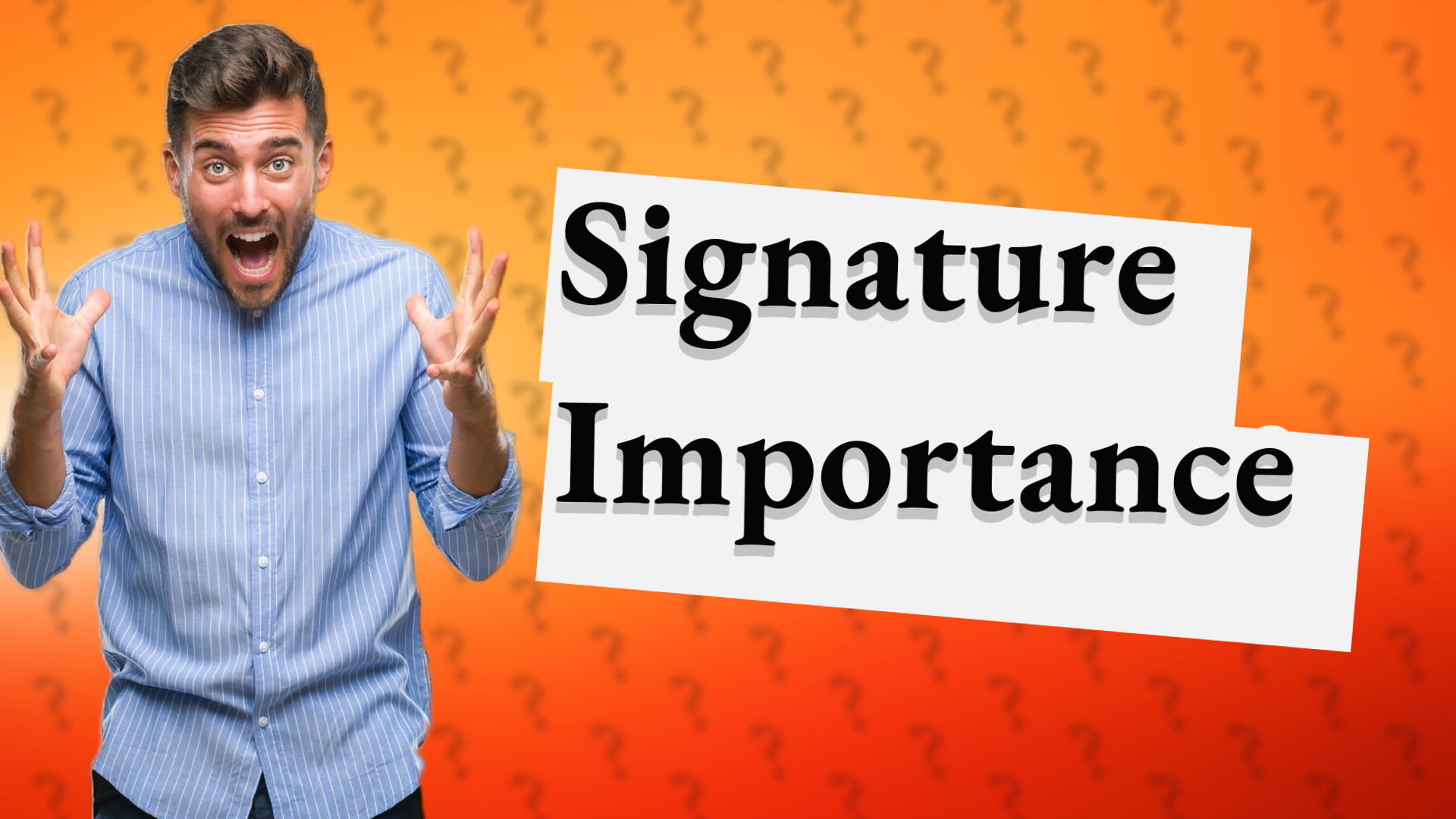 Signature Importance