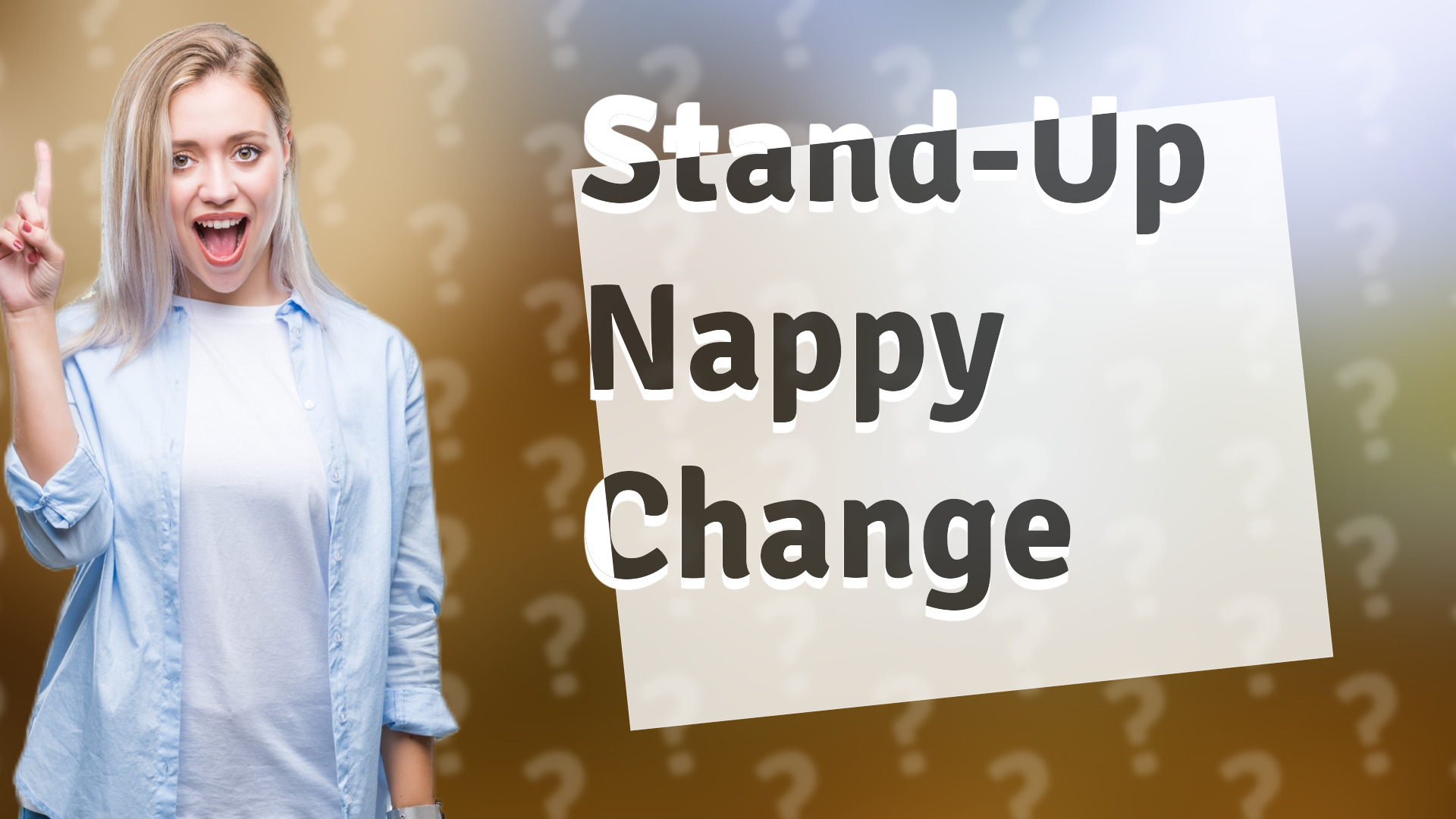 Stand-Up Nappy Change