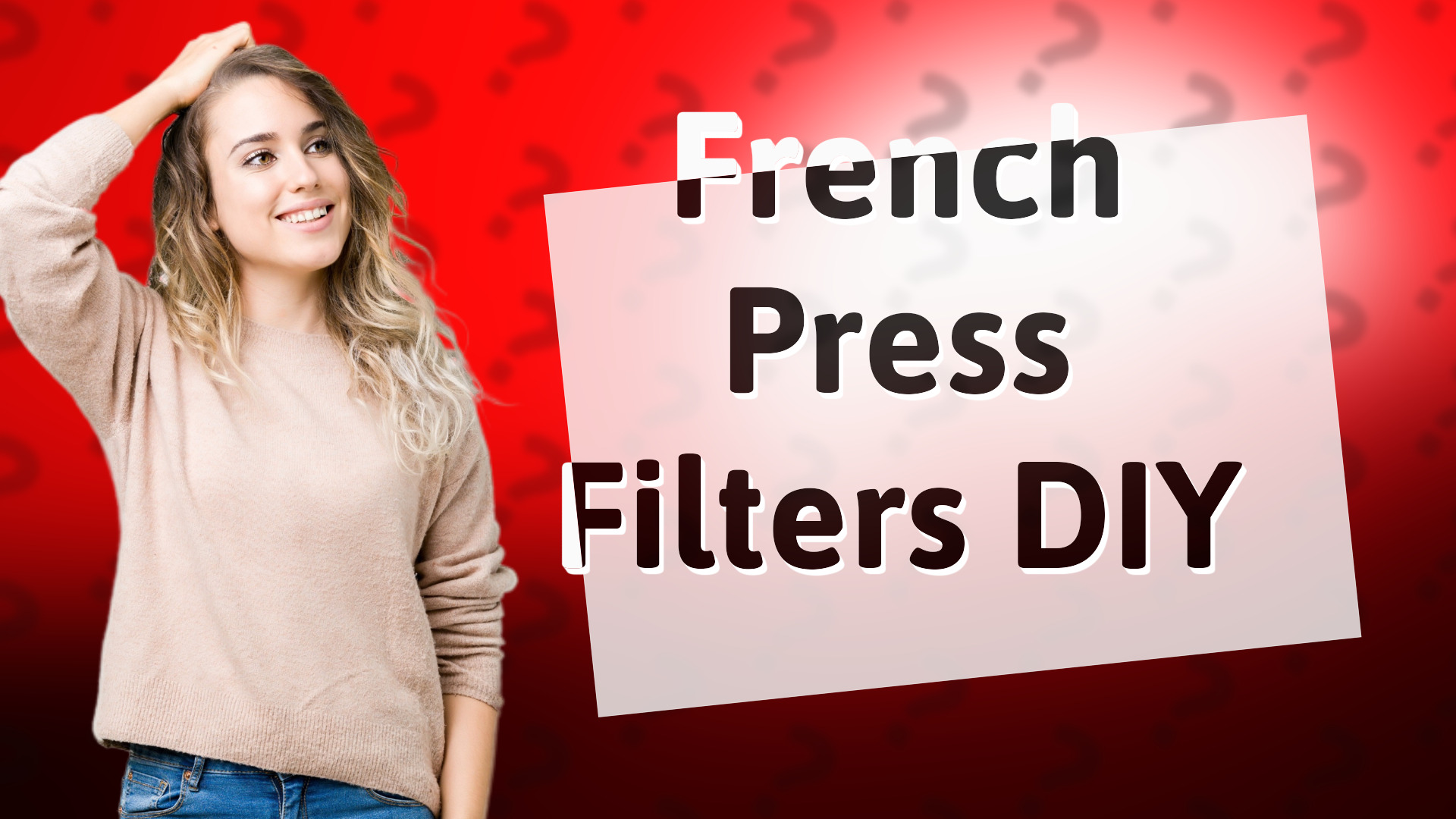 French Press Filters DIY