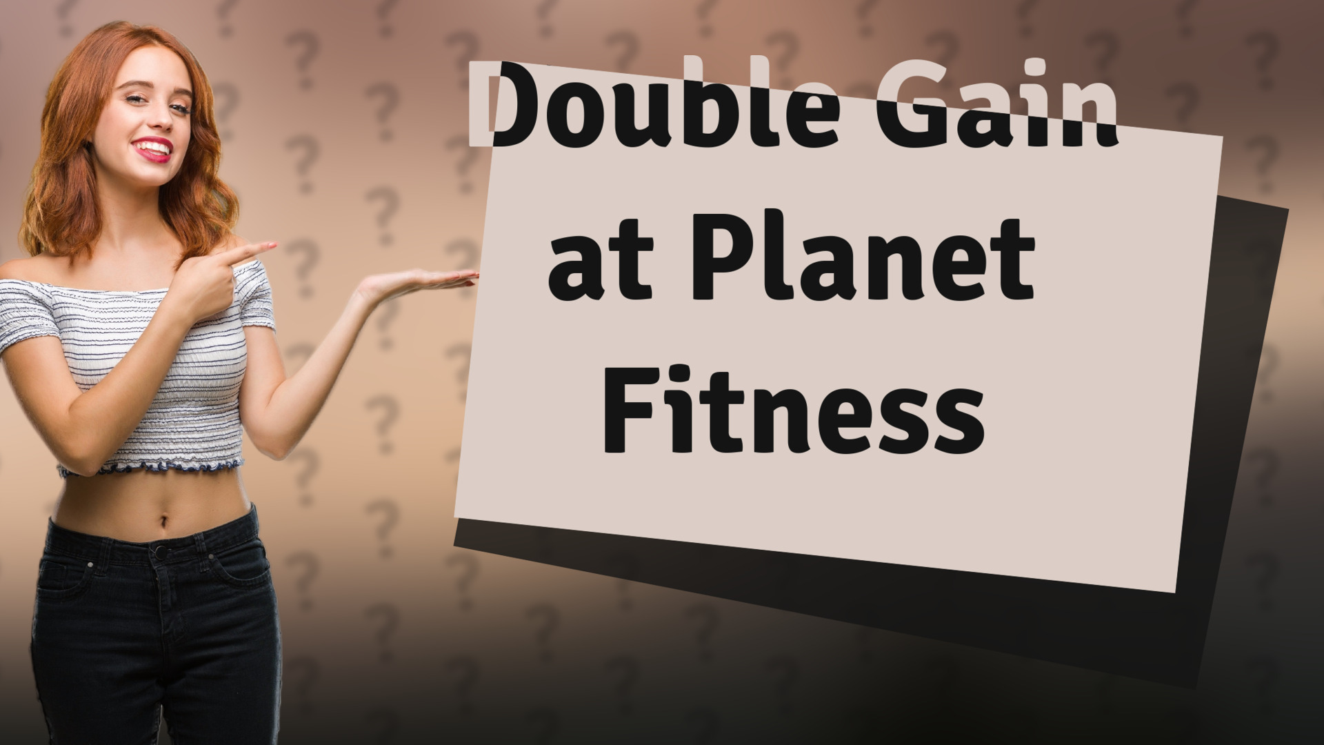 Double Gain at Planet Fitness