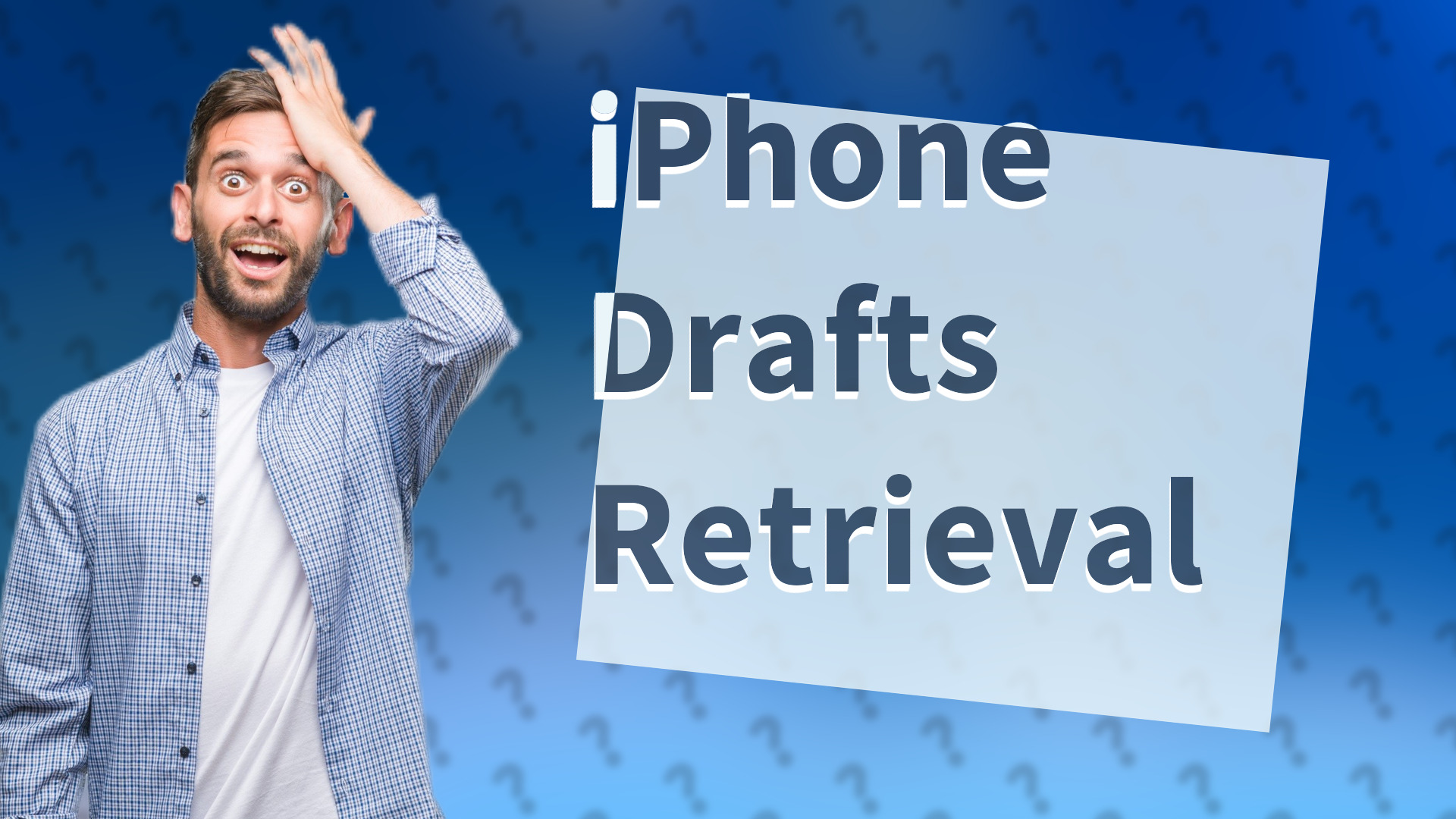 iPhone Drafts Retrieval
