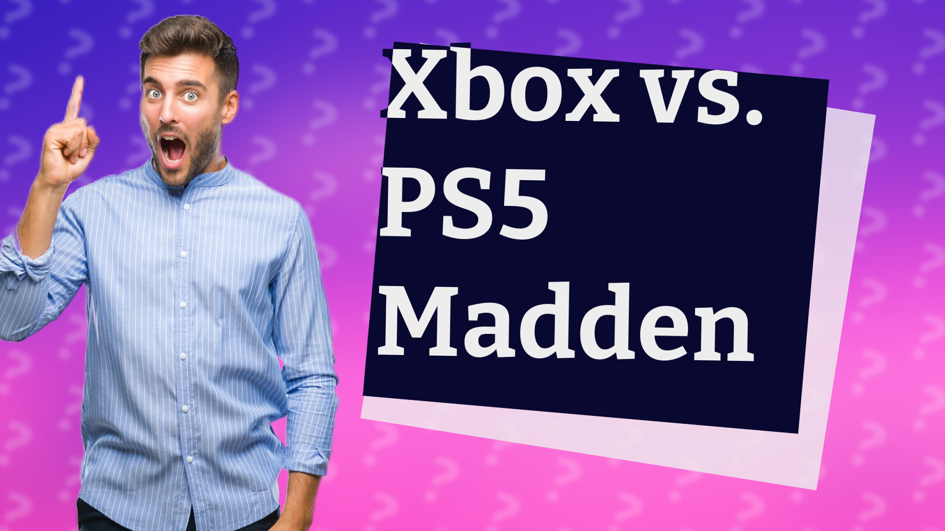 Xbox vs. PS5 Madden