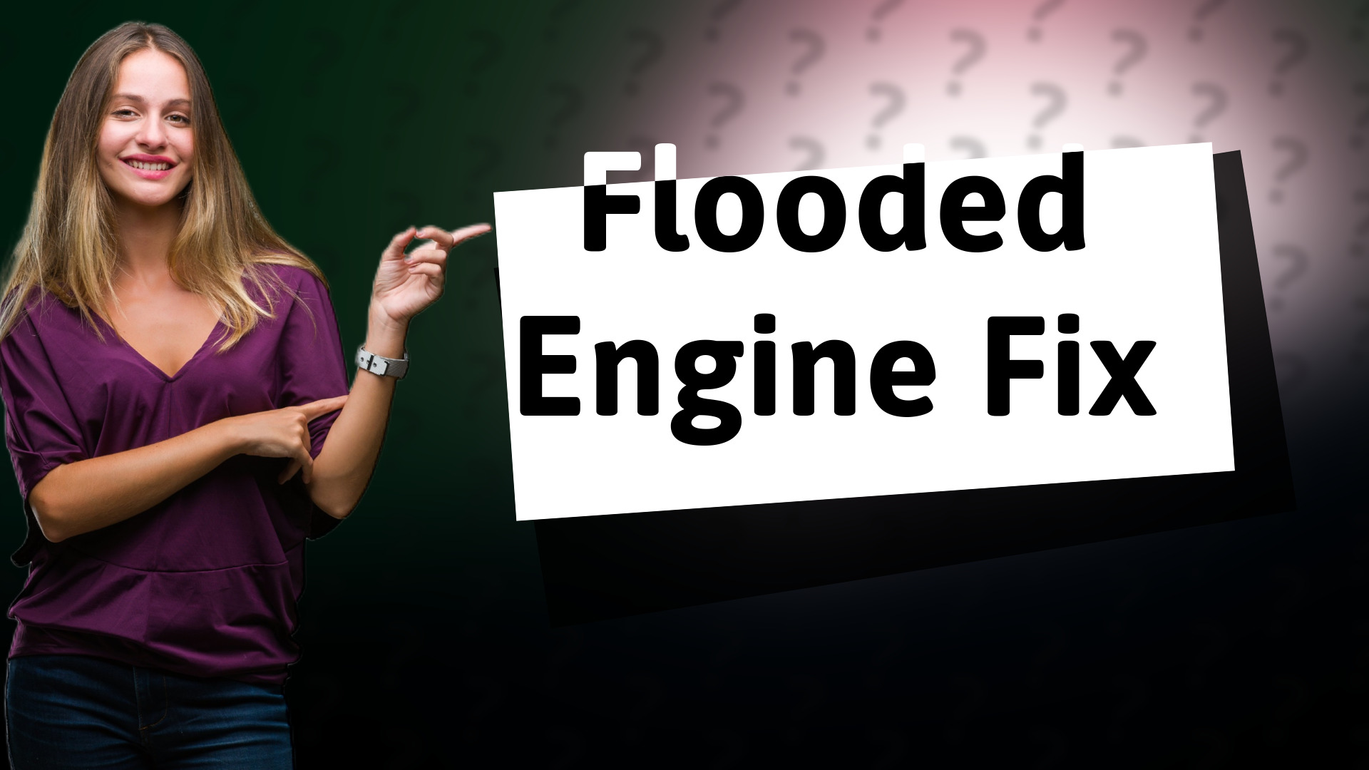 Flooded Engine Fix