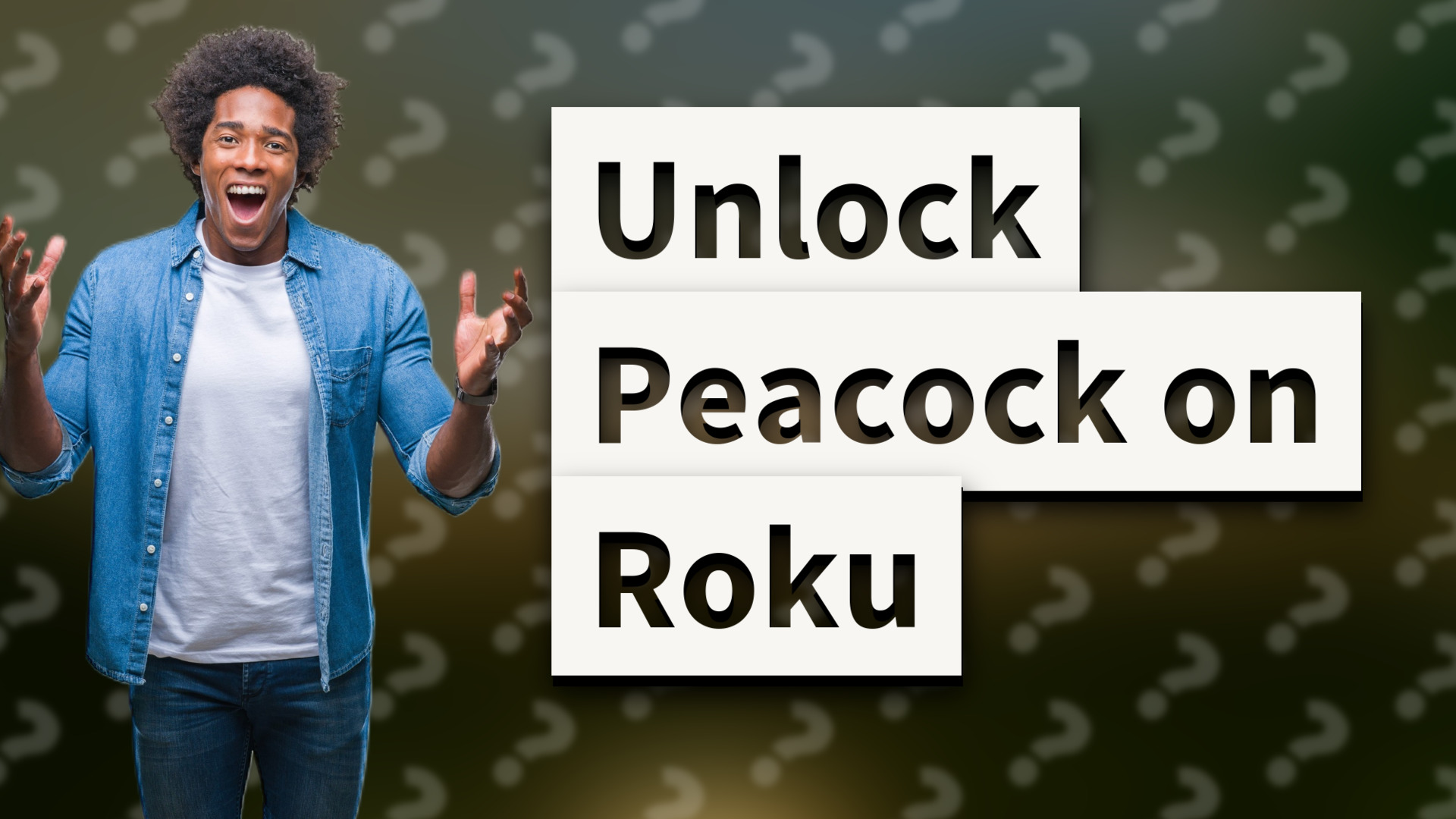 Unlock Peacock on Roku