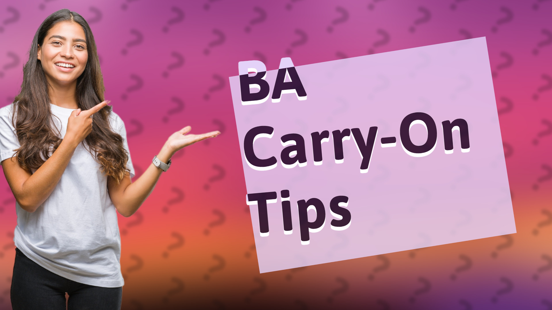 BA Carry-On Tips