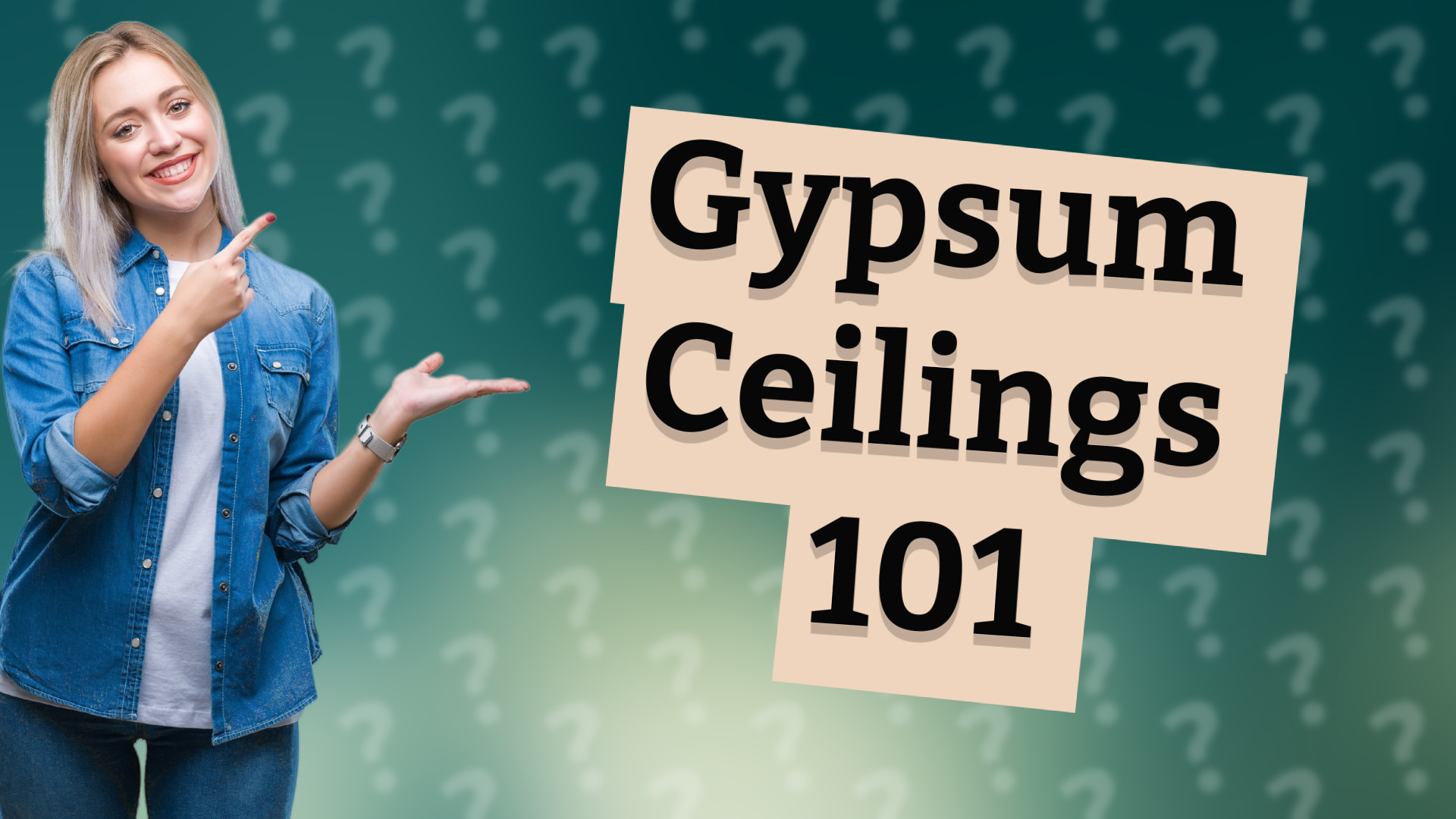 Gypsum Ceilings 101