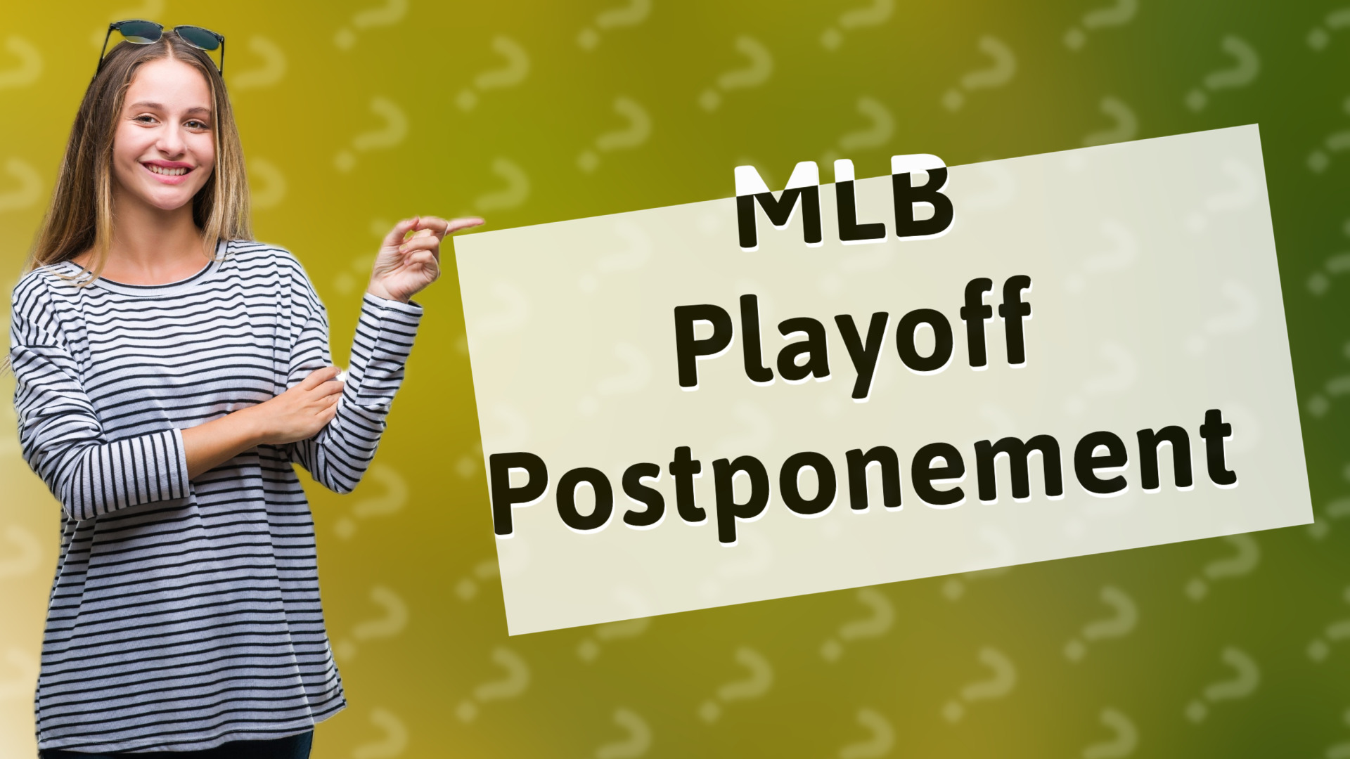 MLB Playoff Postponement