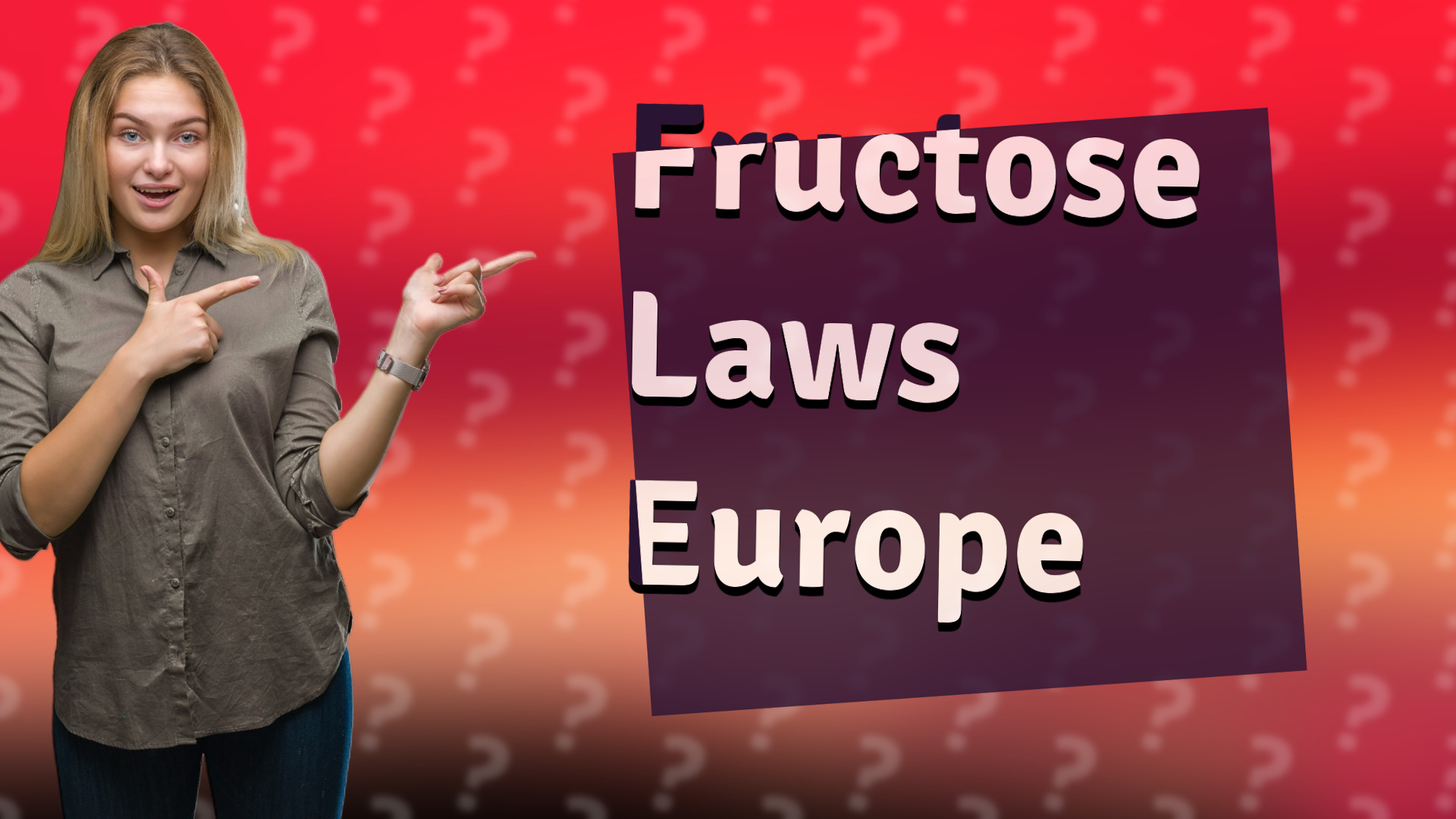 Fructose Laws Europe