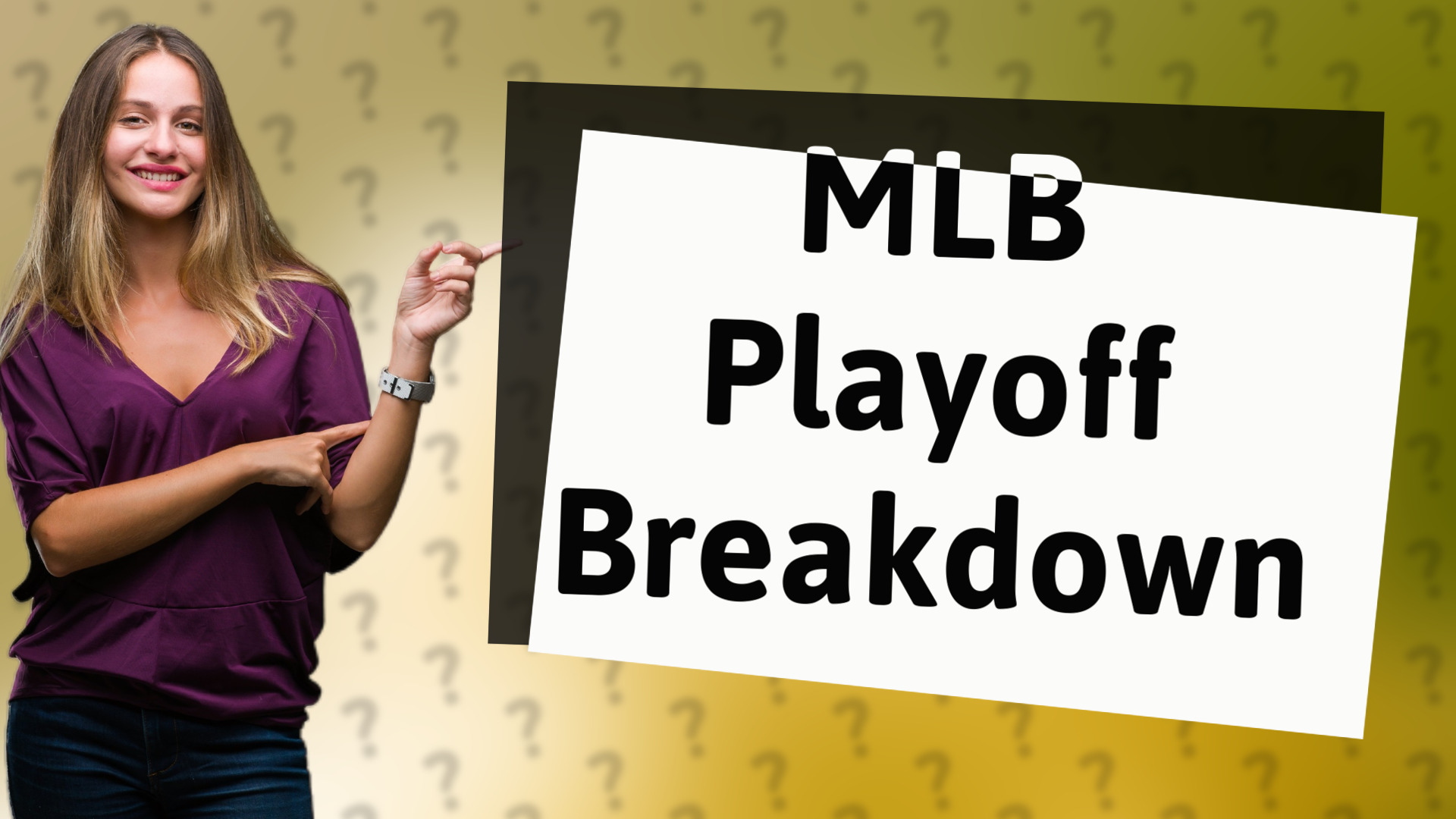 MLB Playoff Breakdown