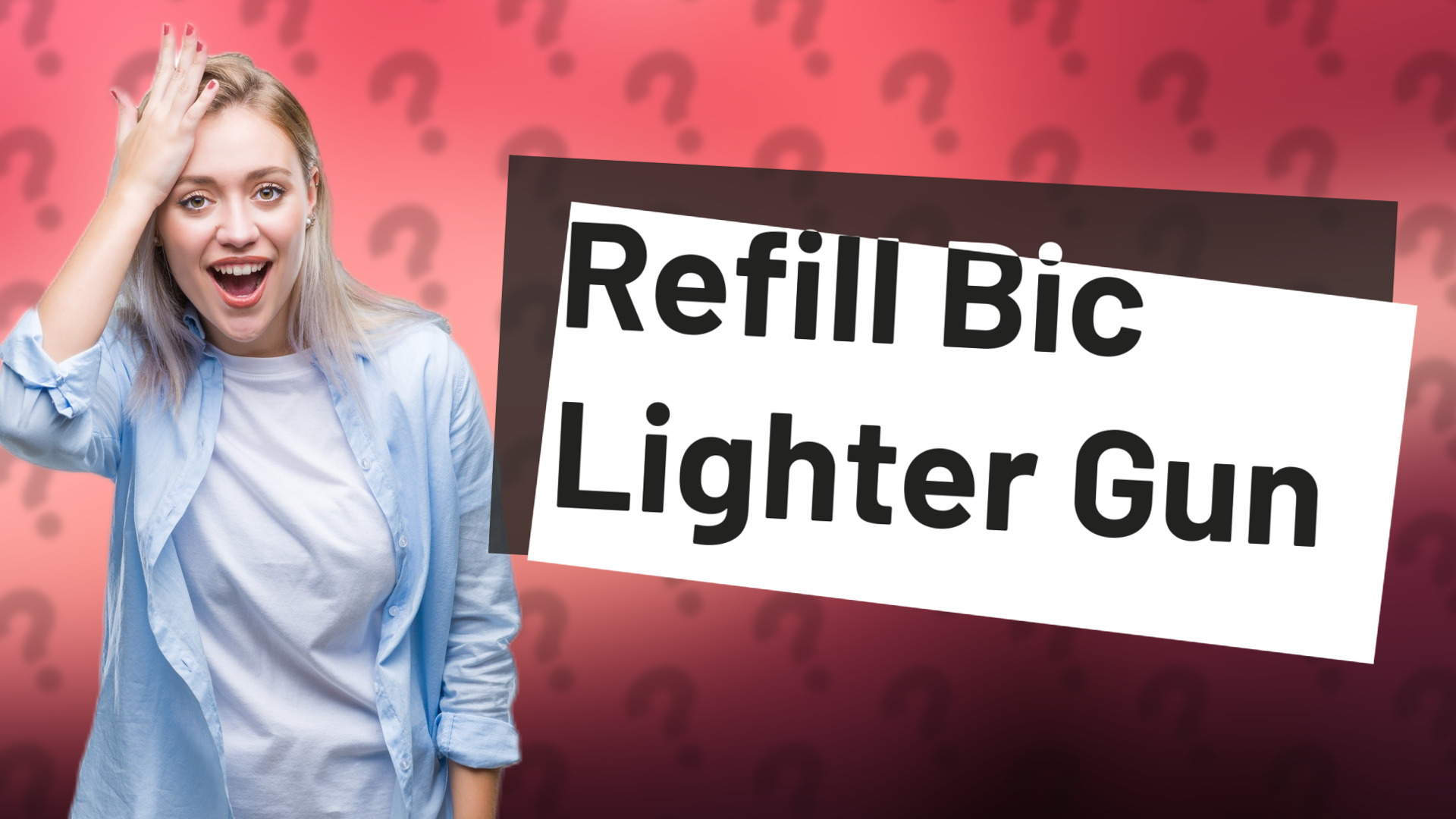 Refill Bic Lighter Gun