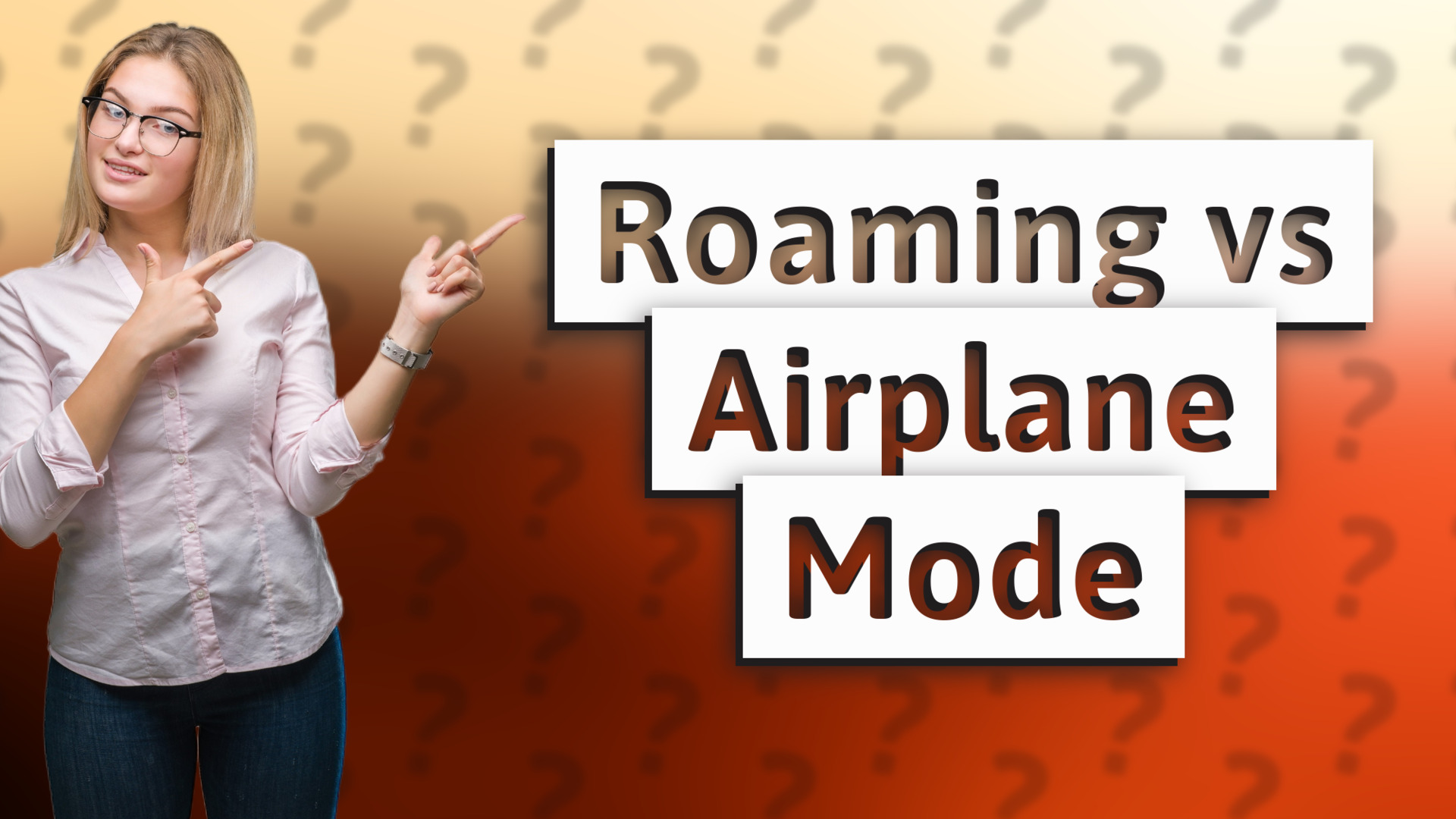 Roaming vs Airplane Mode