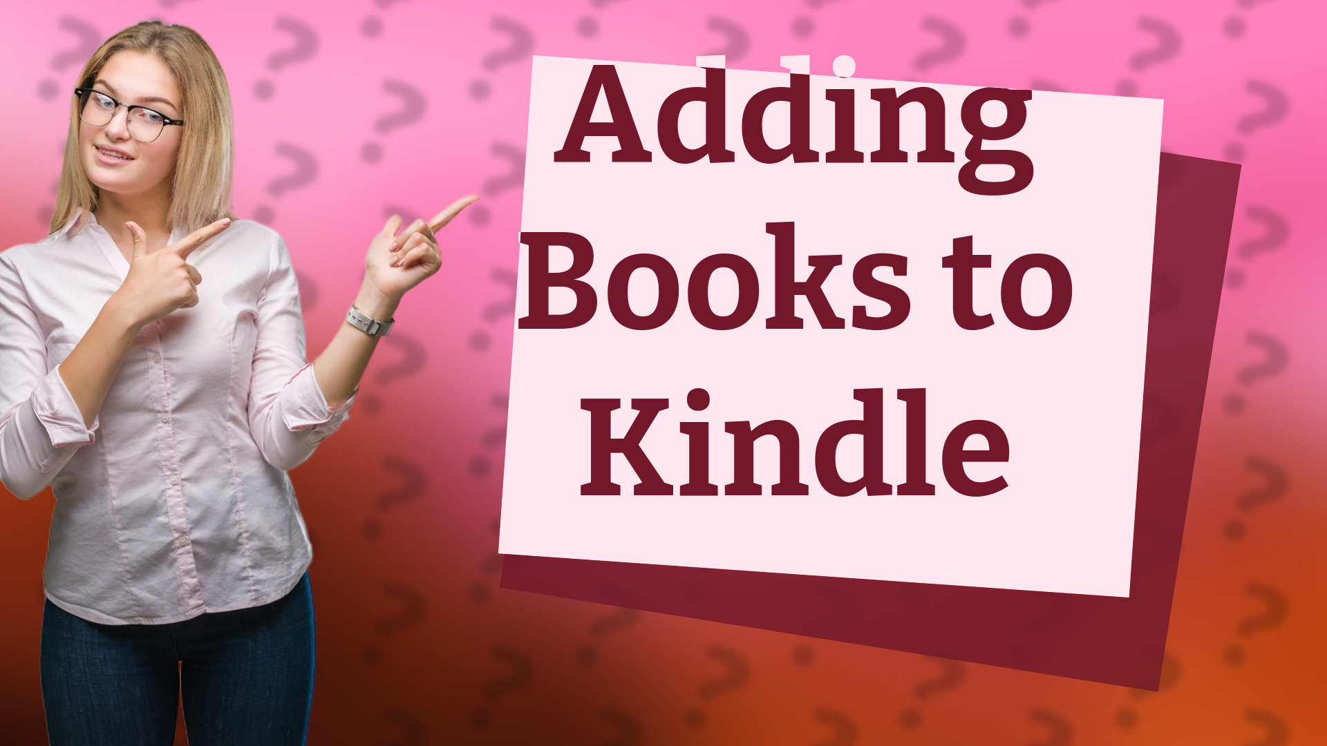 Adding Books to Kindle