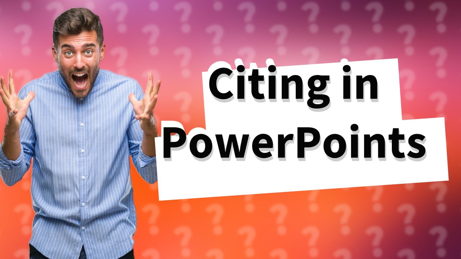 Citing in PowerPoints