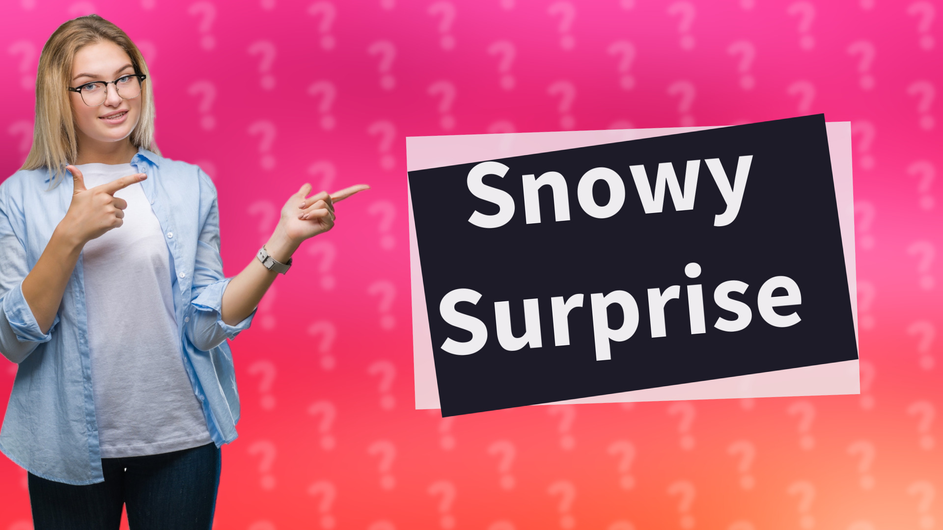 Snowy Surprise