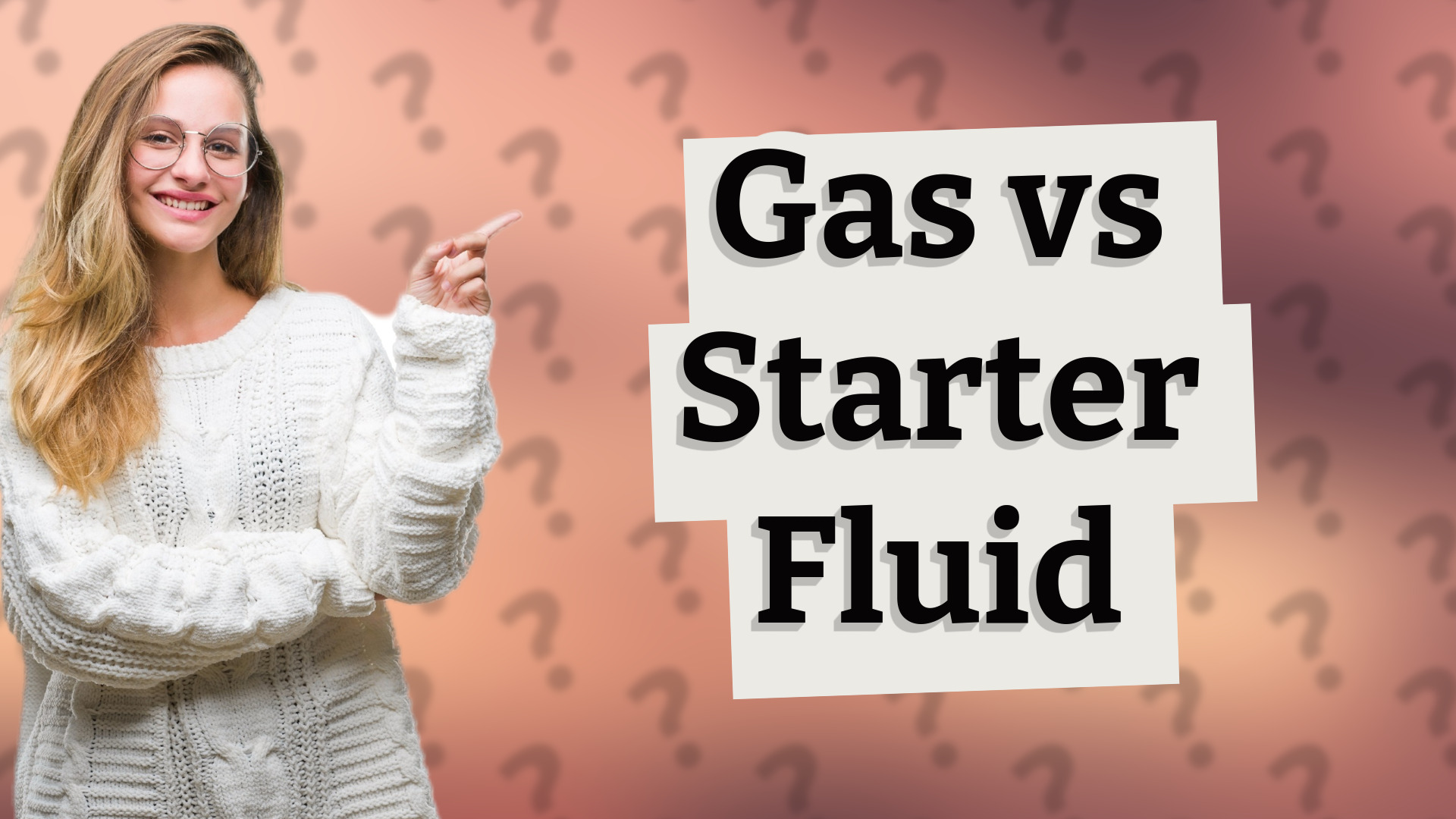 Gas vs Starter Fluid
