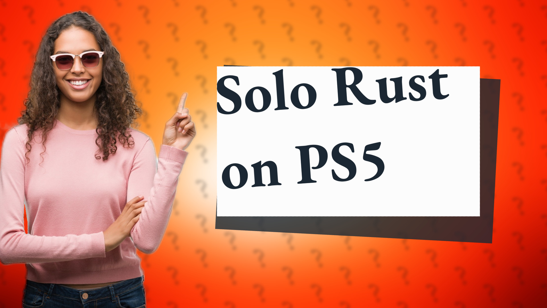Solo Rust on PS5