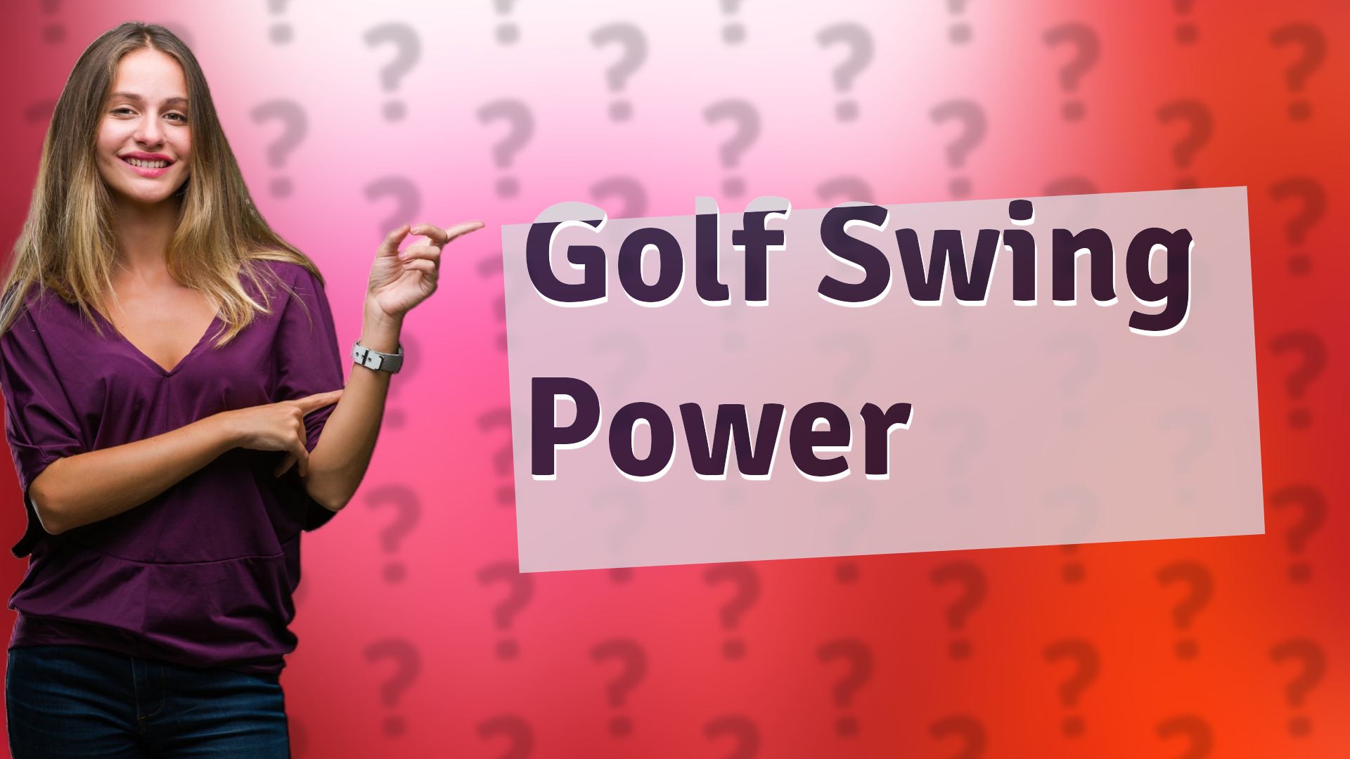 Golf Swing Power