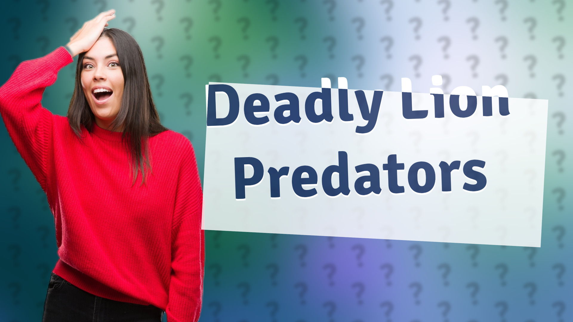 Deadly Lion Predators