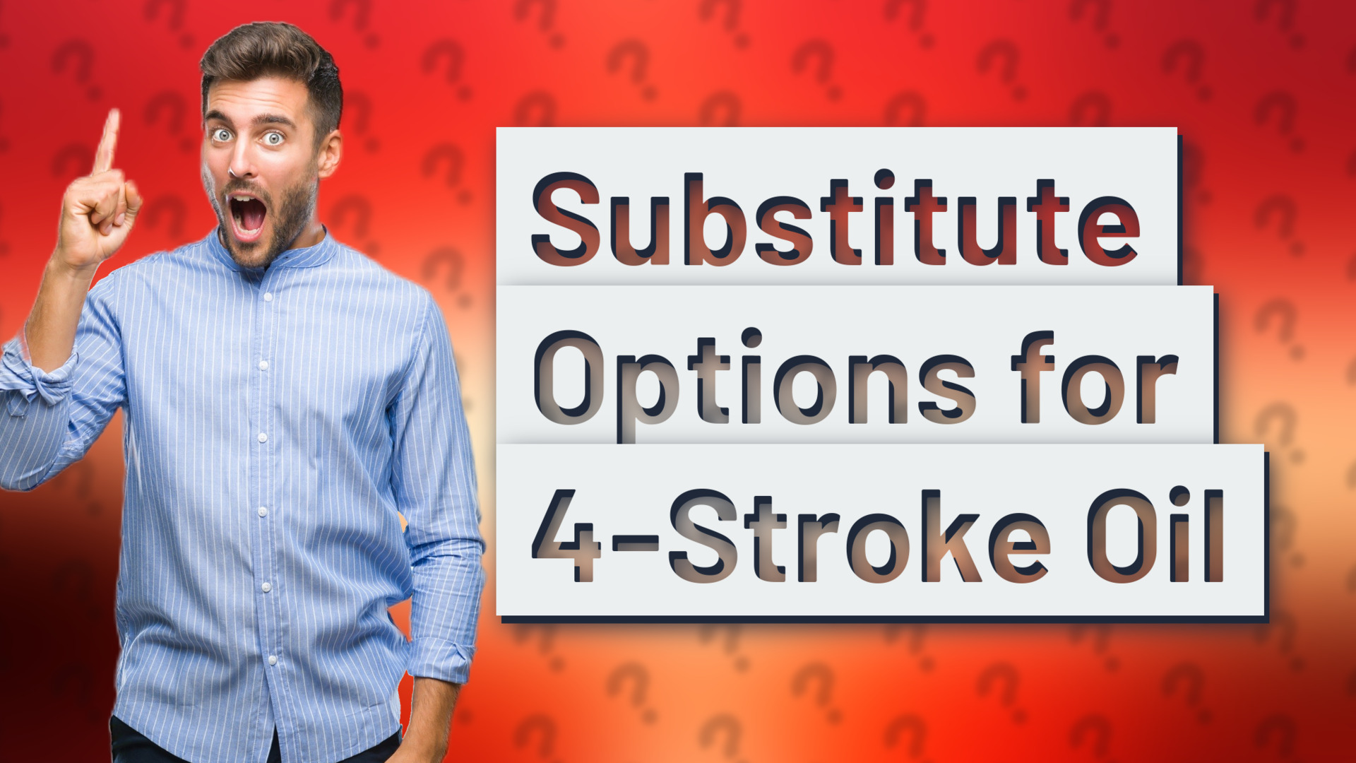 Substitute Options for 4-Stroke Oil