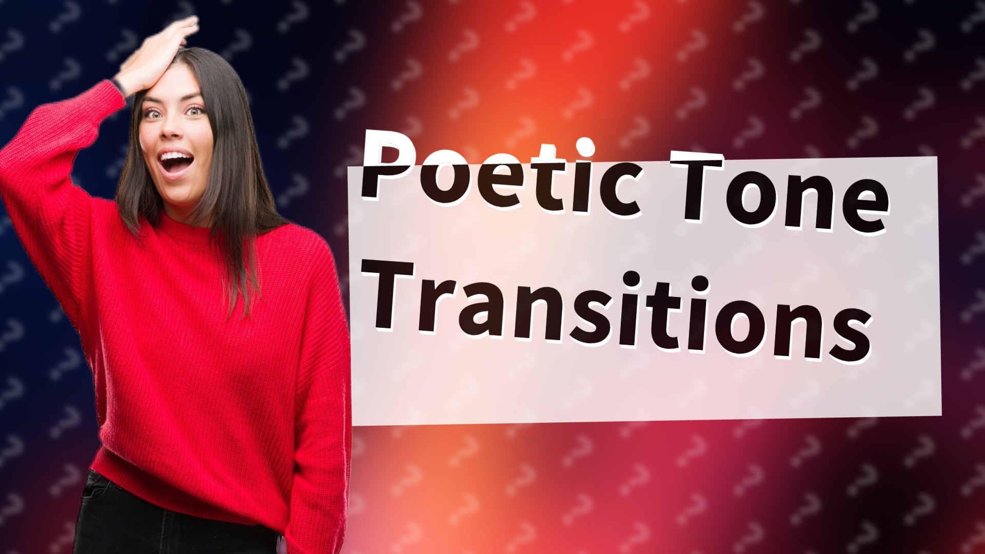 Poetic Tone Transitions