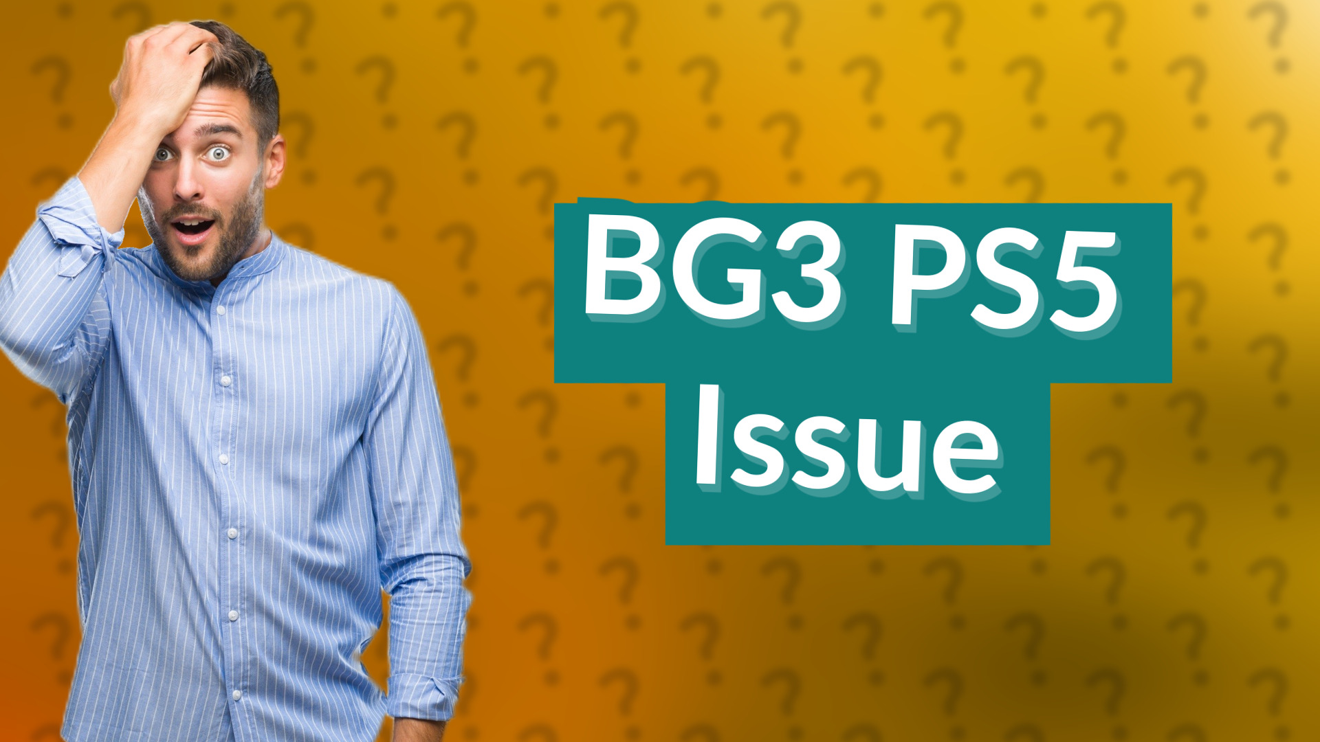 BG3 PS5 Issue