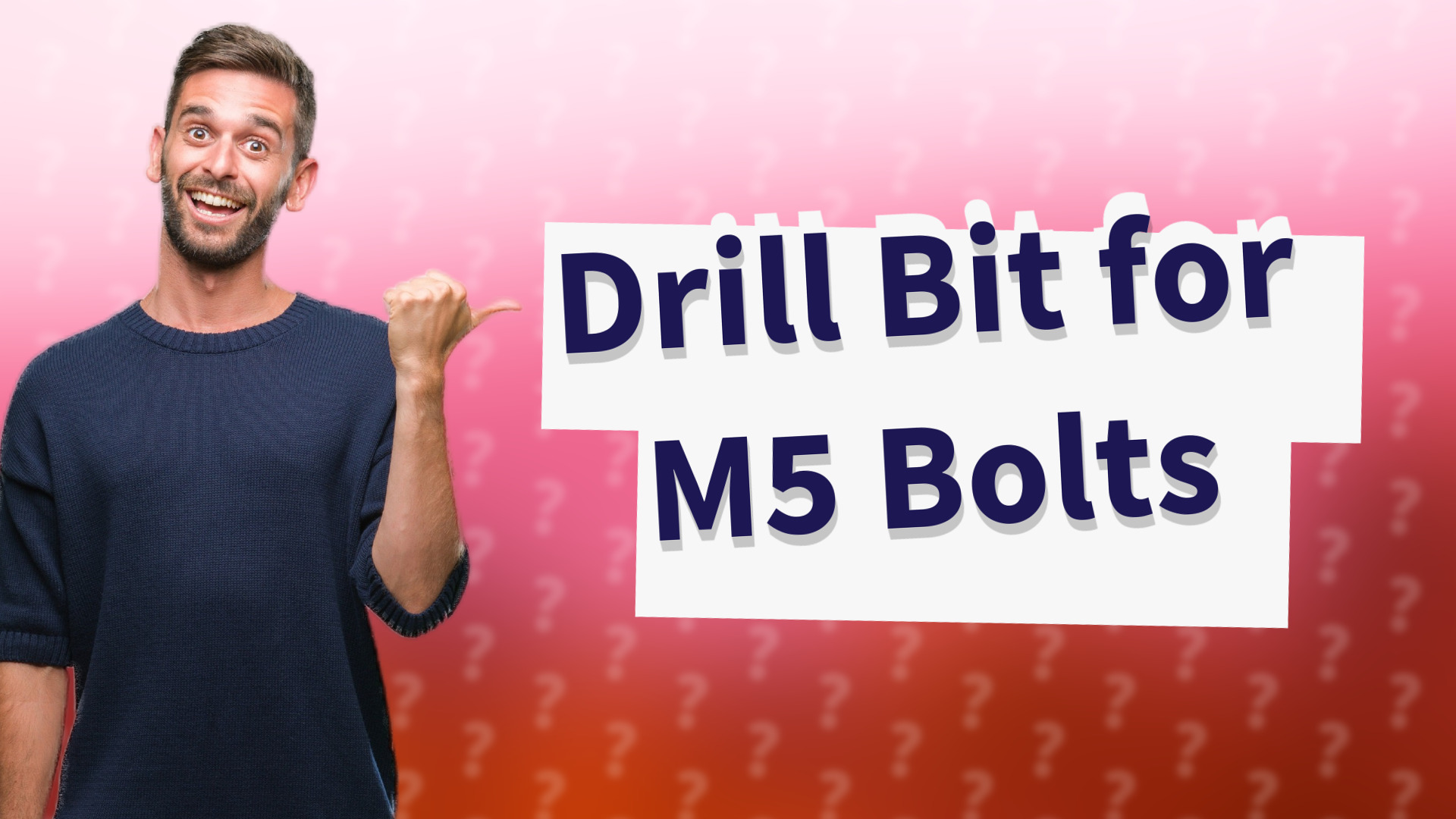 Drill Bit for M5 Bolts