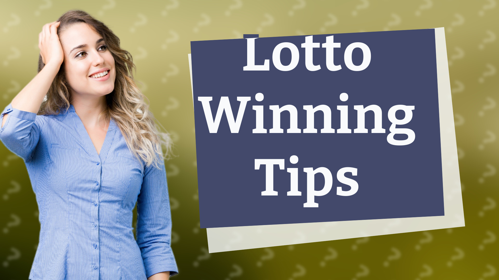 Lotto Winning Tips