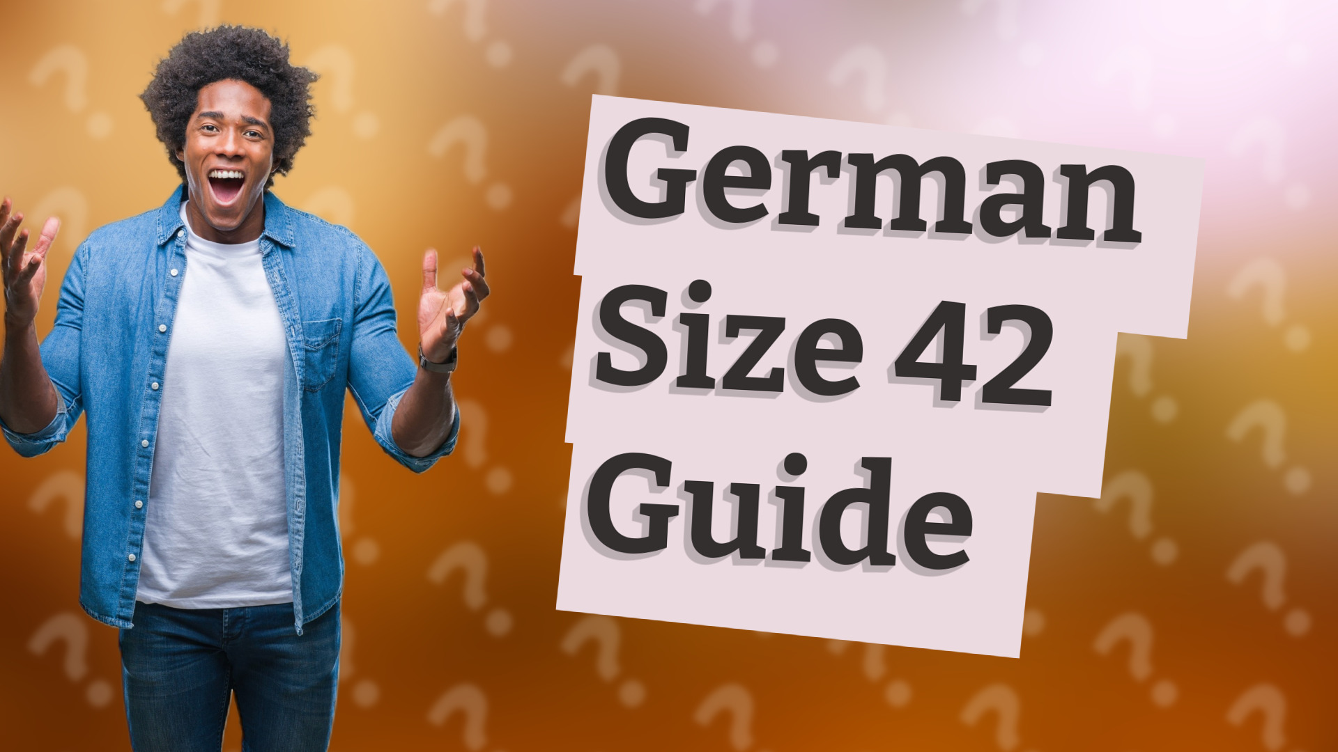 German Size 42 Guide