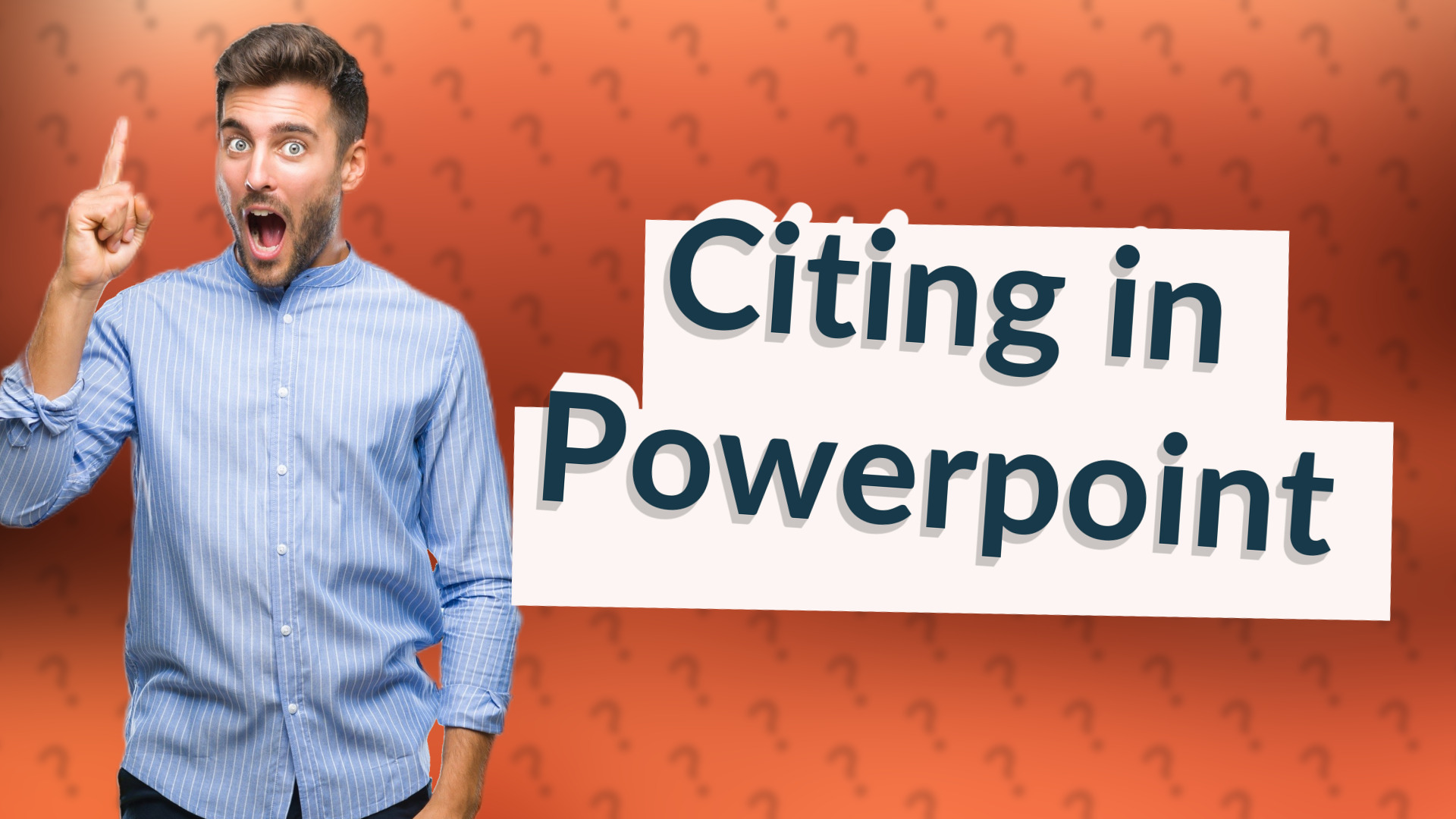 Citing in Powerpoint