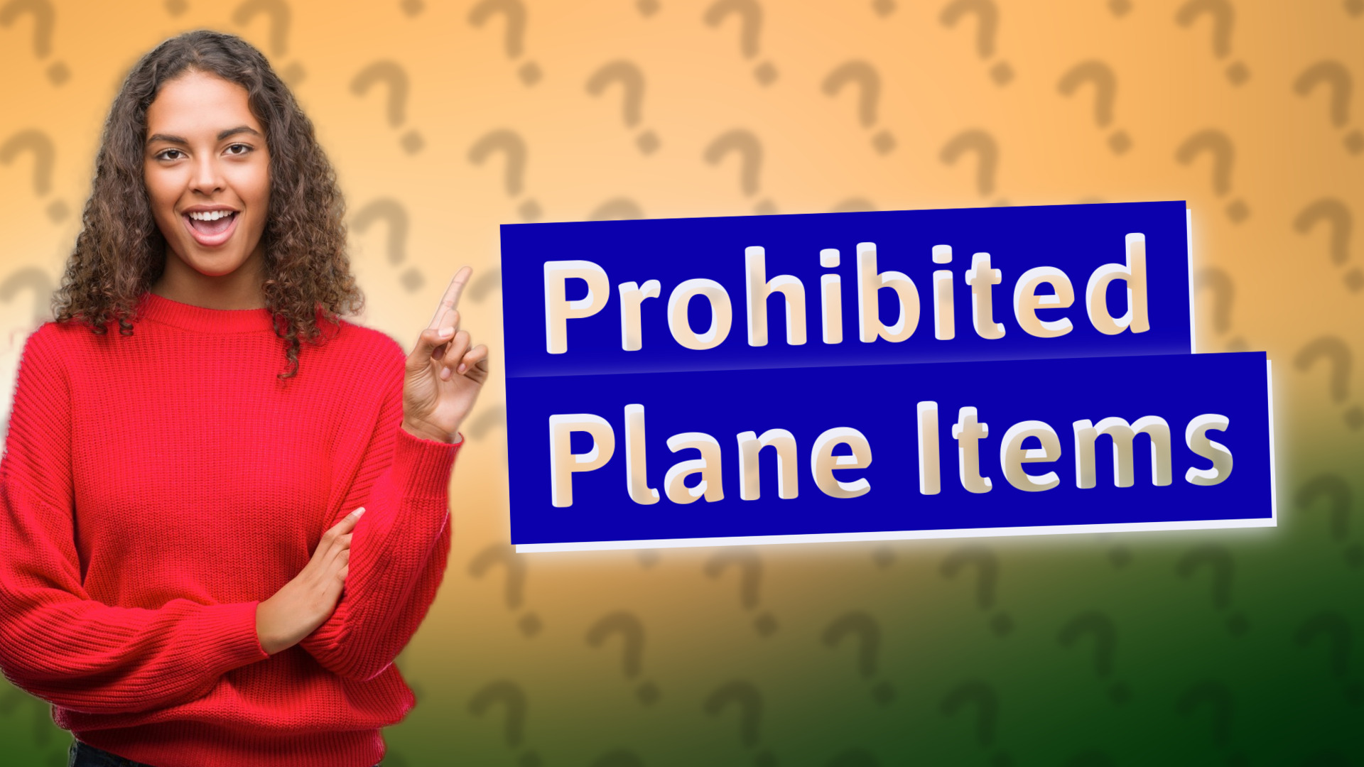 Prohibited Plane Items