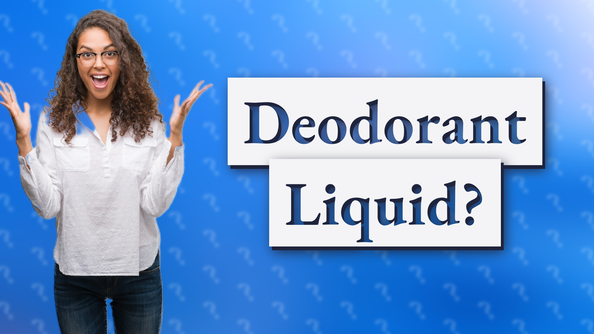 Deodorant Liquid?