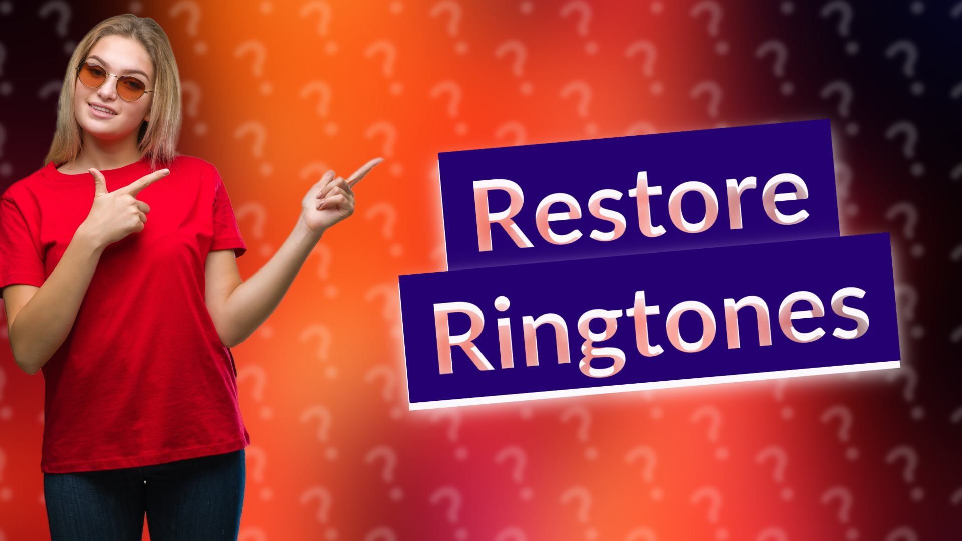 Restore Ringtones