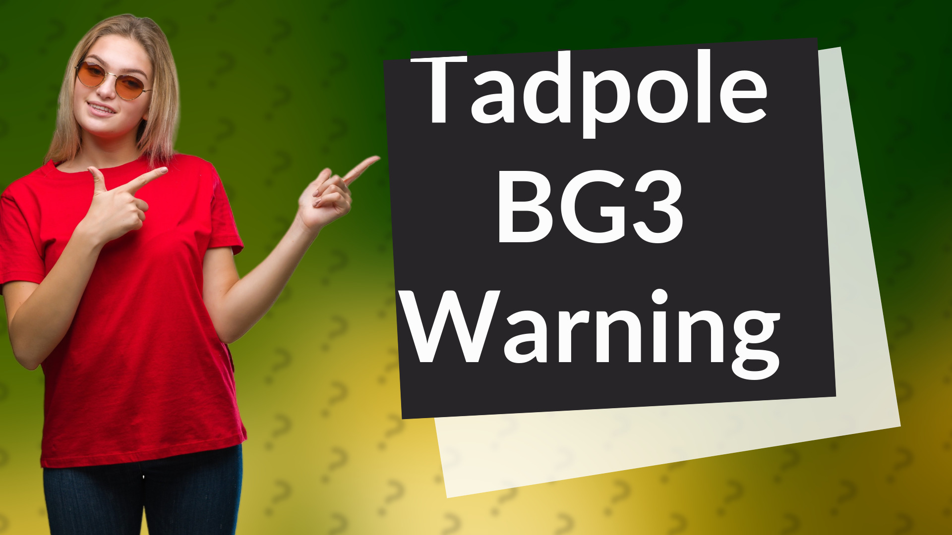 Tadpole BG3 Warning