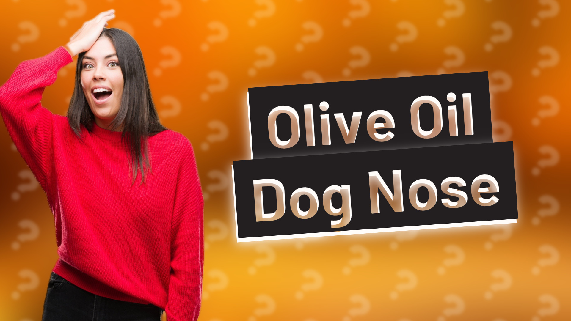 Olive Oil Dog Nose