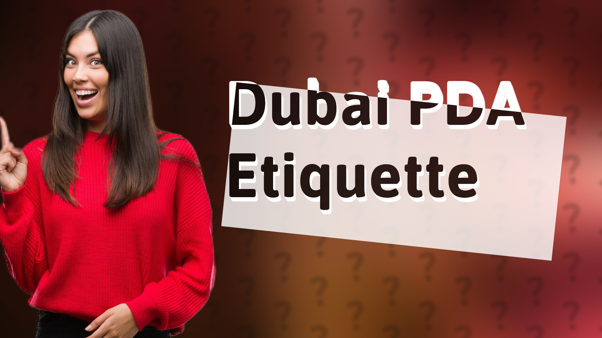 Dubai PDA Etiquette