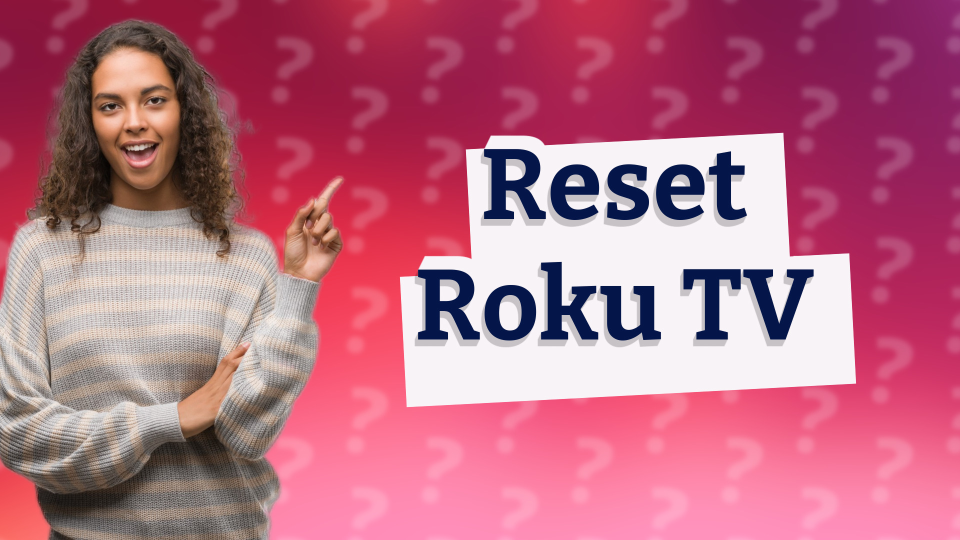 Reset Roku TV