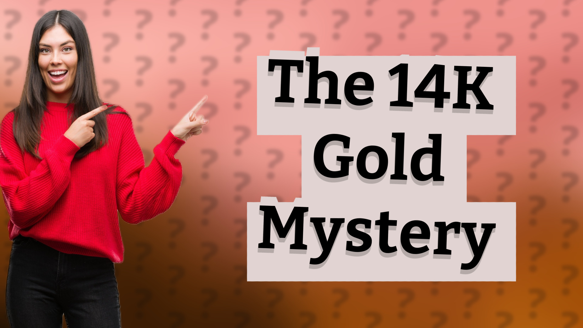 The 14K Gold Mystery