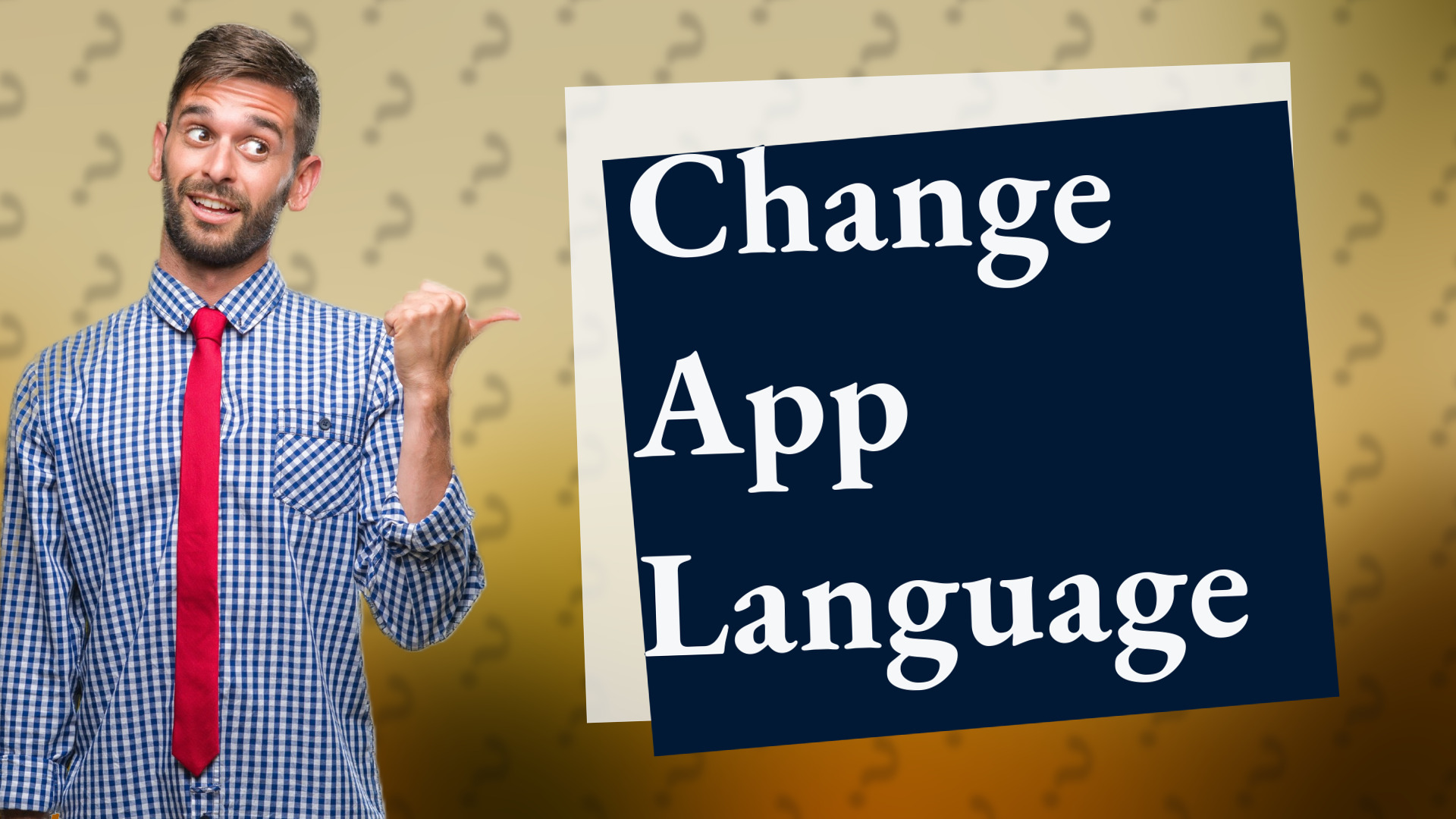 Change App Language