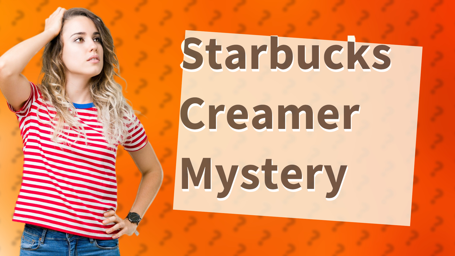 Starbucks Creamer Mystery