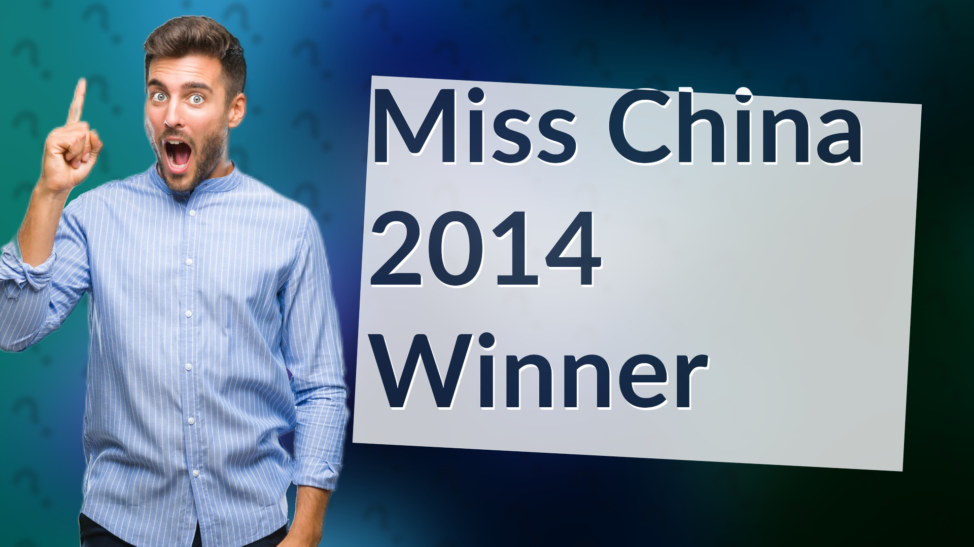 Miss China 2014 Winner