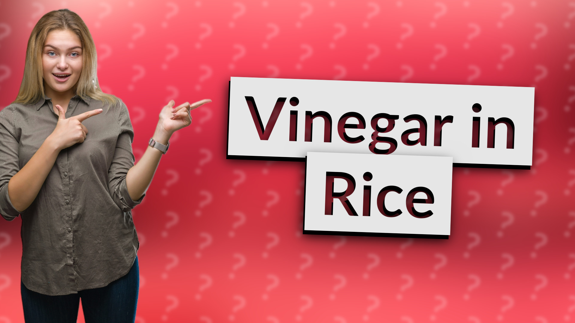 Vinegar in Rice