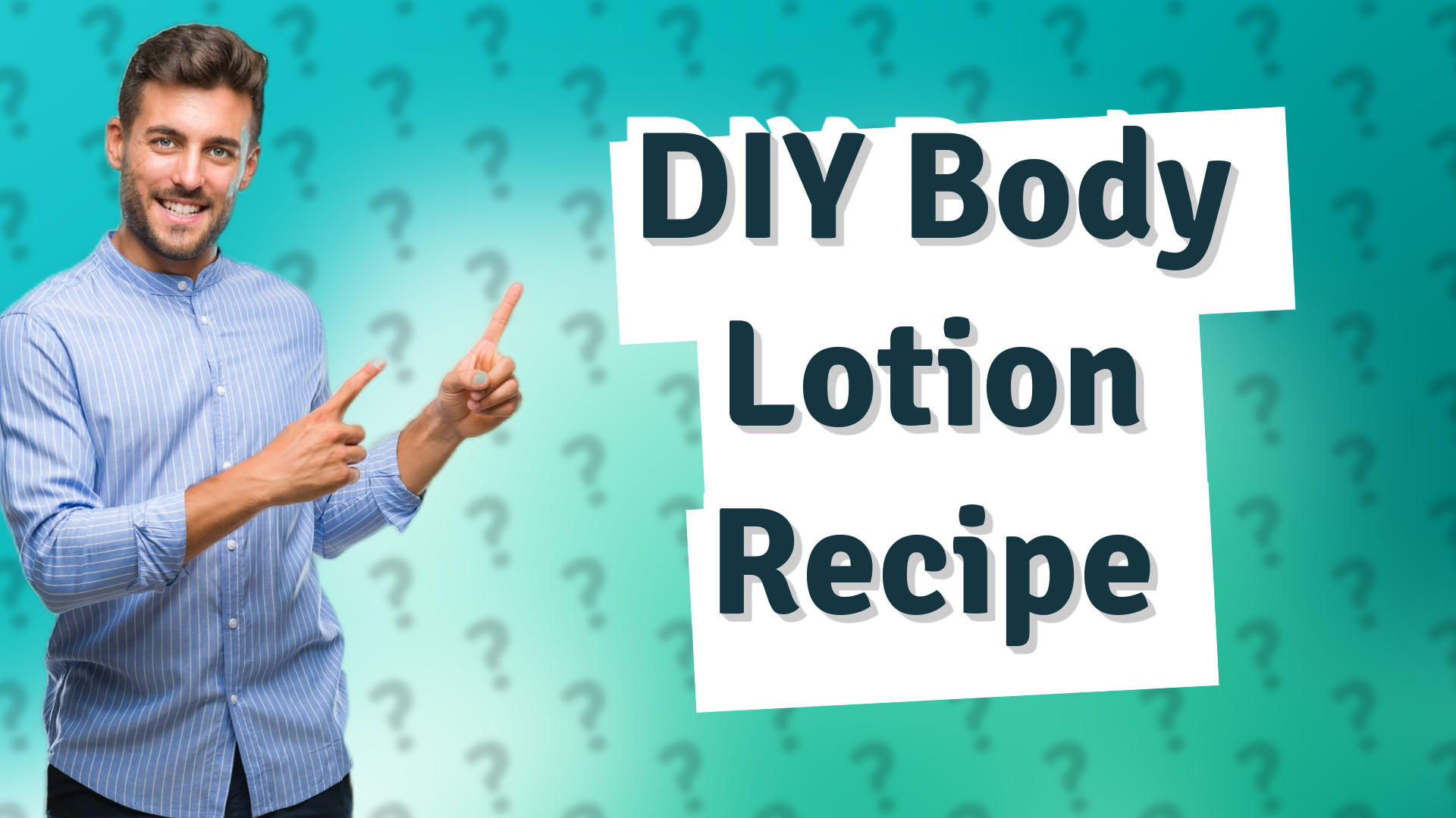 DIY Body Lotion Recipe