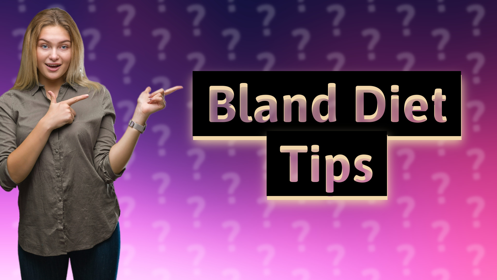 Bland Diet Tips