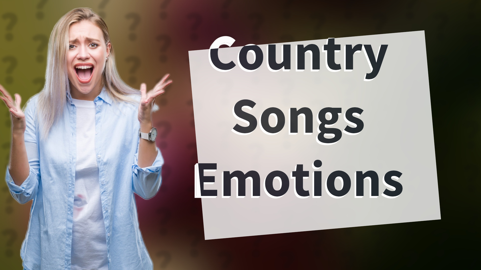 Country Songs Emotions