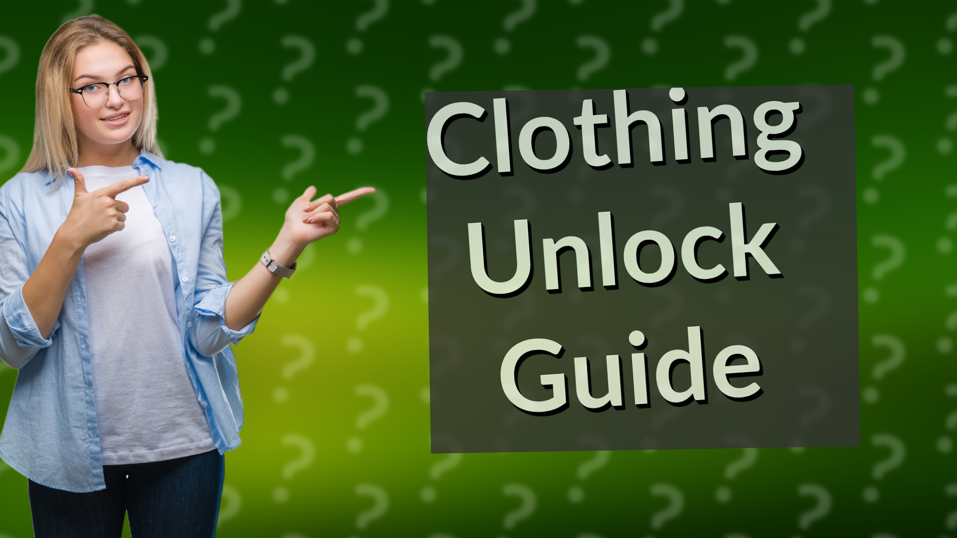 Clothing Unlock Guide