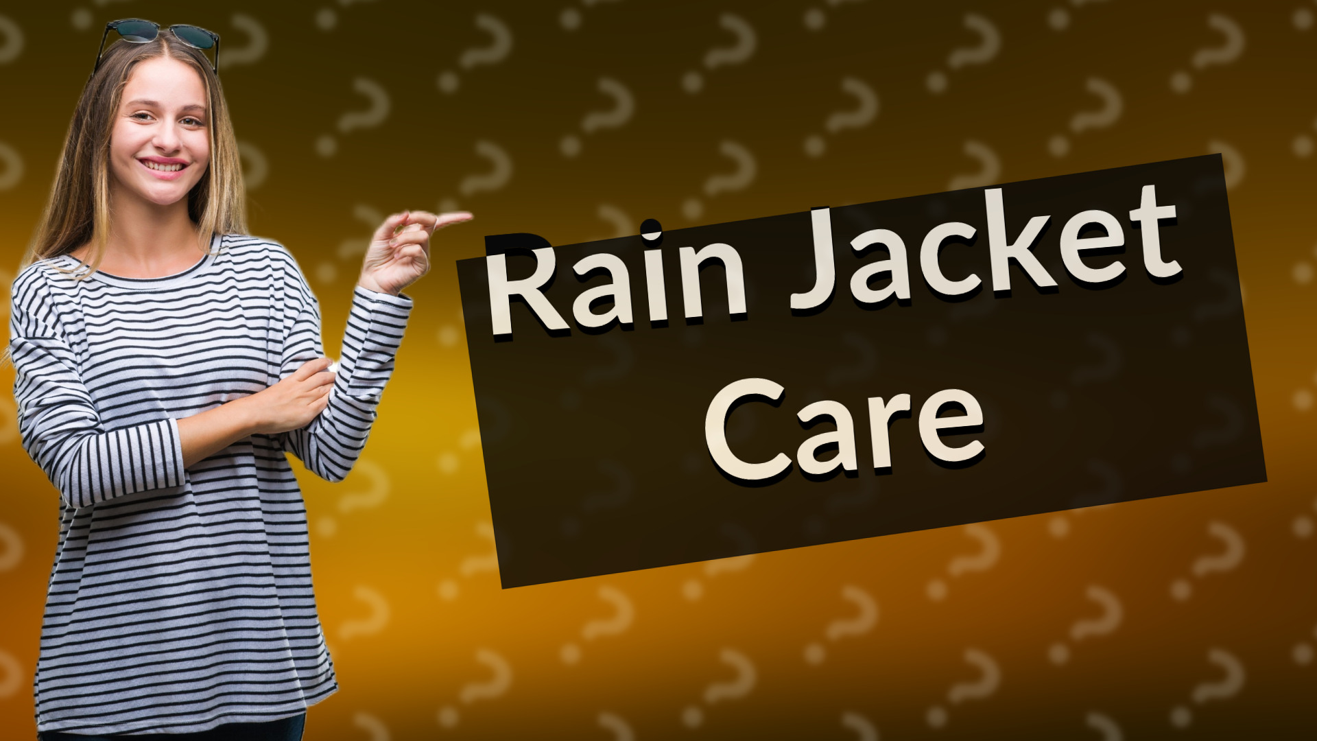 Rain Jacket Care