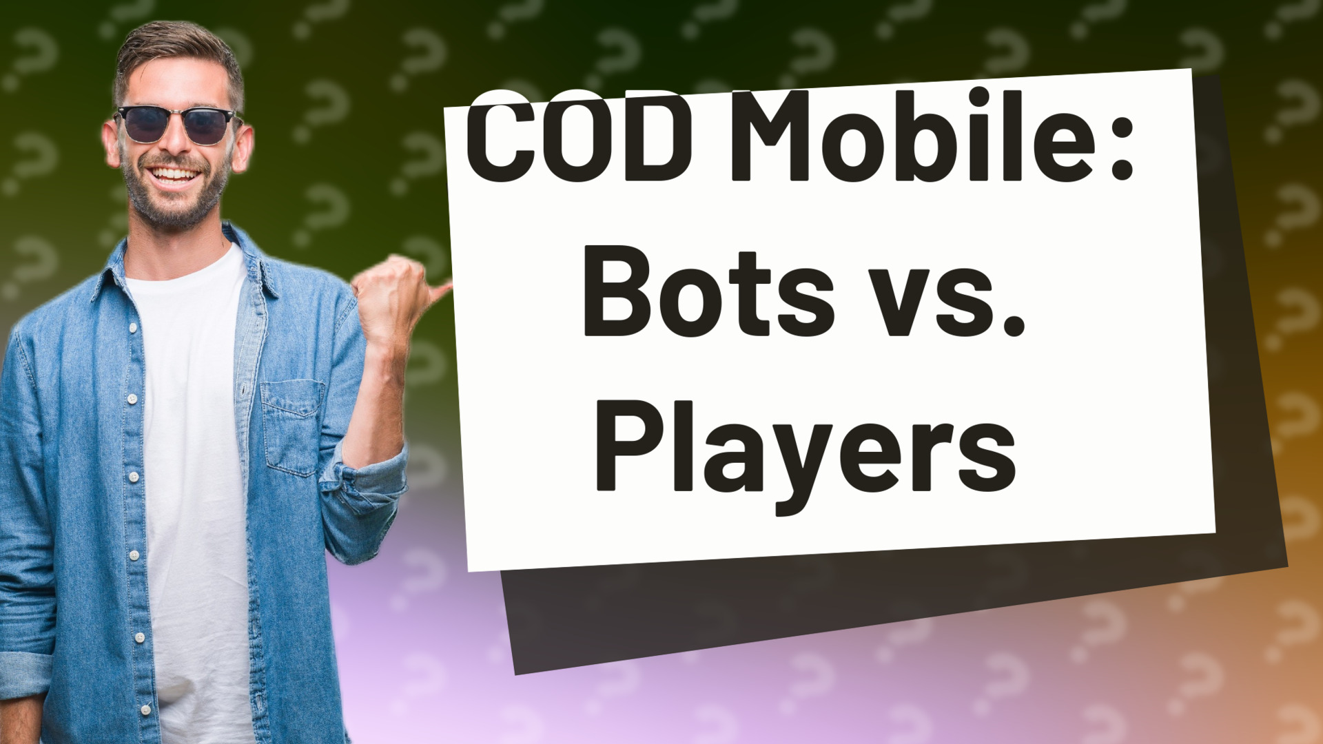 COD Mobile: Bots vs. Players